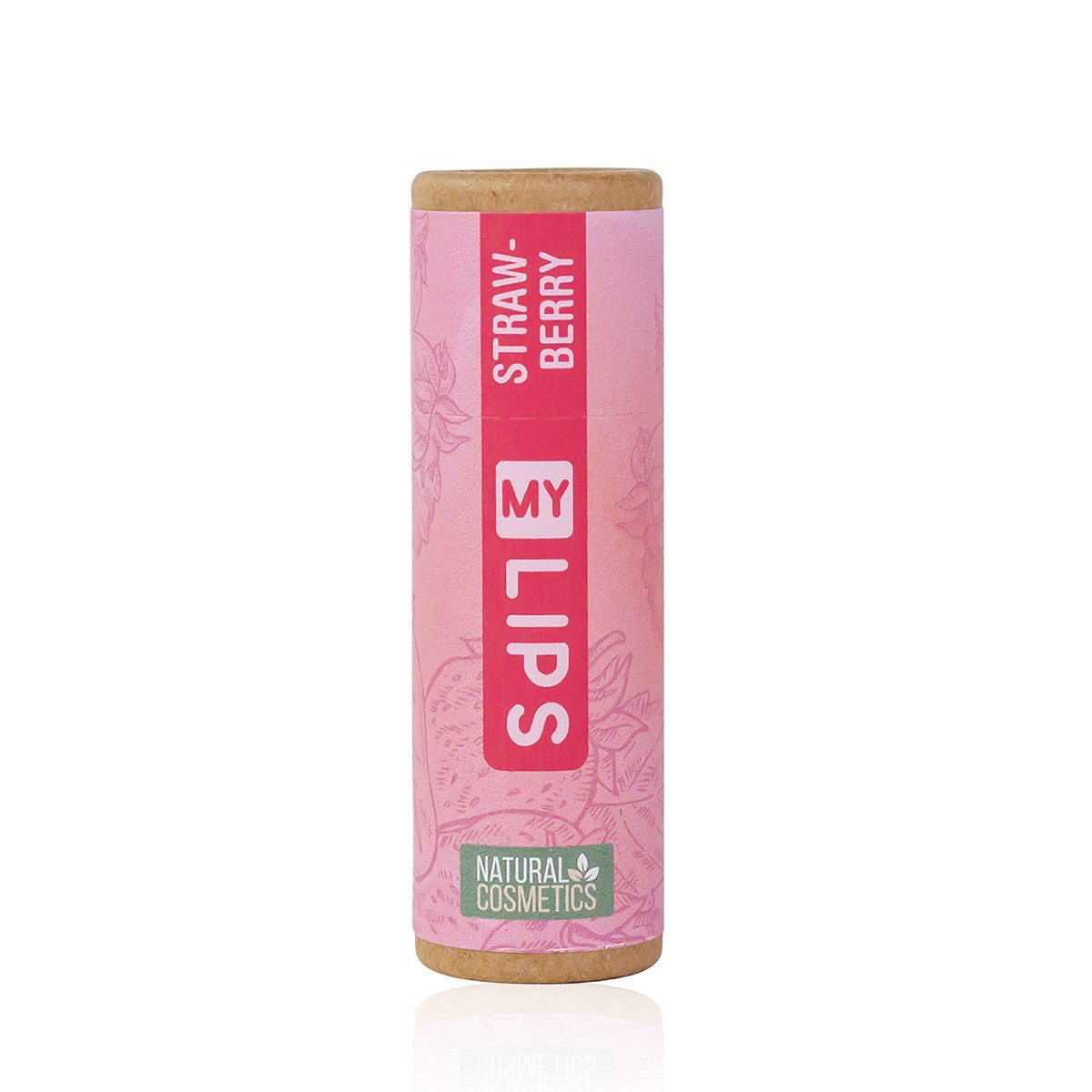 ACCENTRA Lippenbalsam Erdbeere, 1-tlg., handgefertigt in Papierhülse 10 g