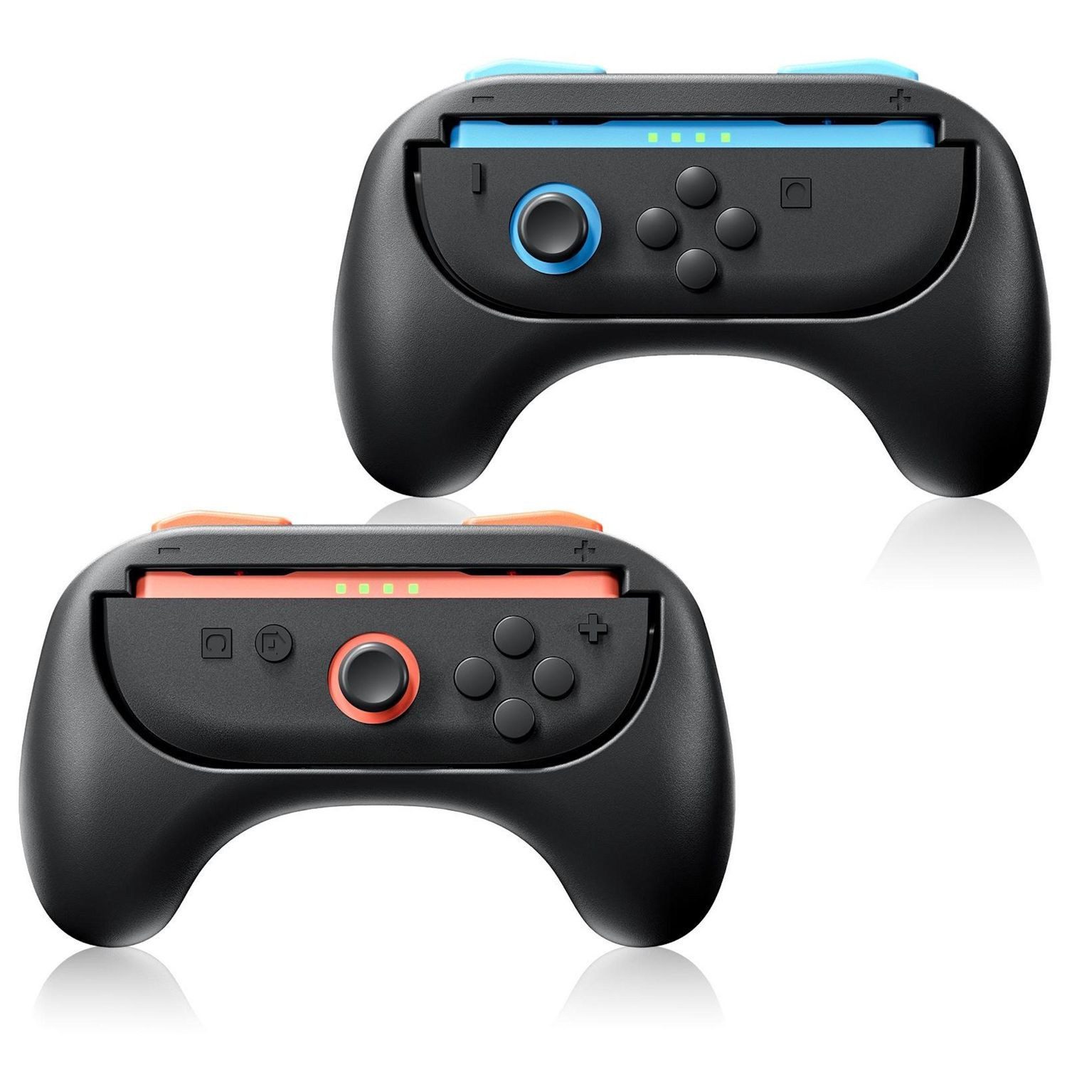 Wigento Handyhülle Für Nintendo Switch 2 Linke und Rechte Joy-Con Controller-Griffe Set, Ergonomisch, Leicht, Rutschfest, Strapazierfähig