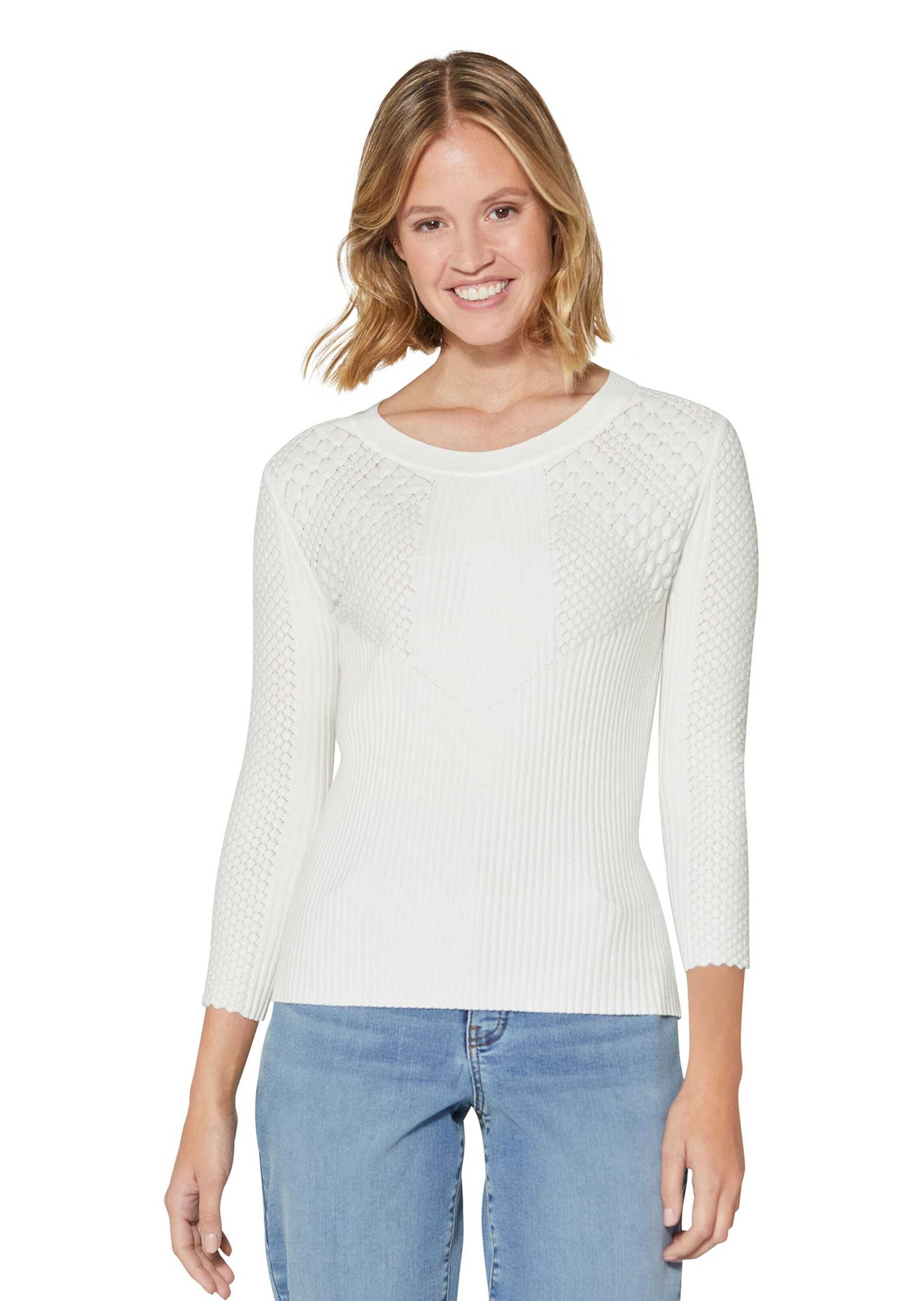Strickpullover Rippstrickpullover