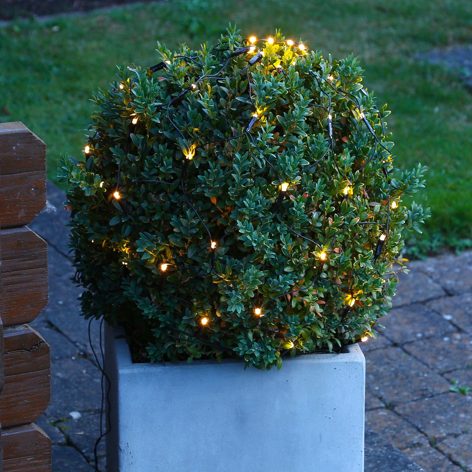 MARELIDA LED-Lichternetz LED Lichternetz Lichterkette Buchsbaum Kugelnetz f günstig online kaufen