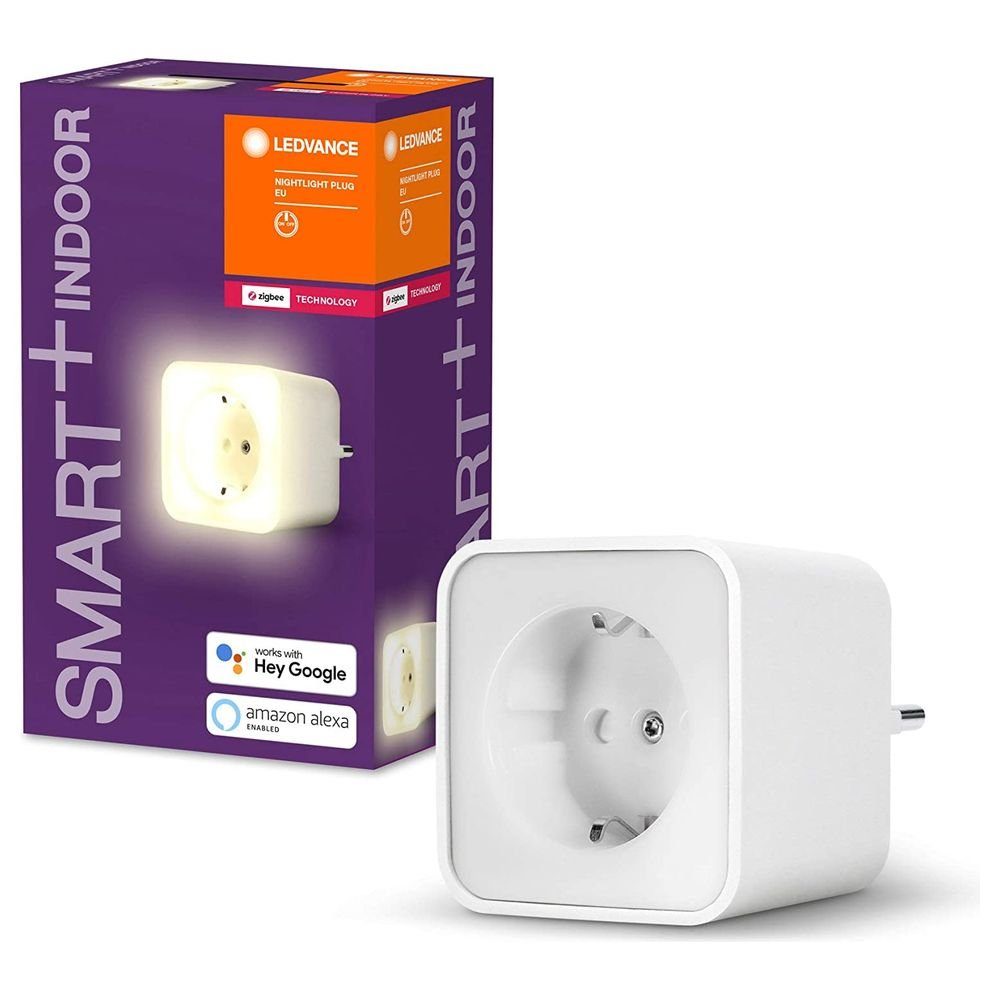 Kunstbaum SMART+ Zigbee Steckdose in Weiß mit Nachtlicht, Ledvance, Höhe 6 cm, Weiteres Zubehör