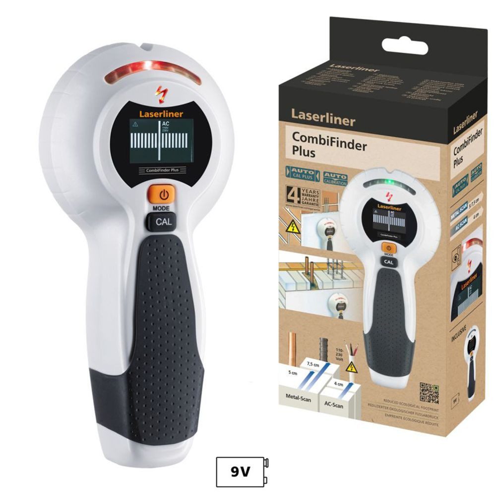 LASERLINER Laserwasserwaage Laserliner CombiFinder Plus Elektronisches Ortungsgerät