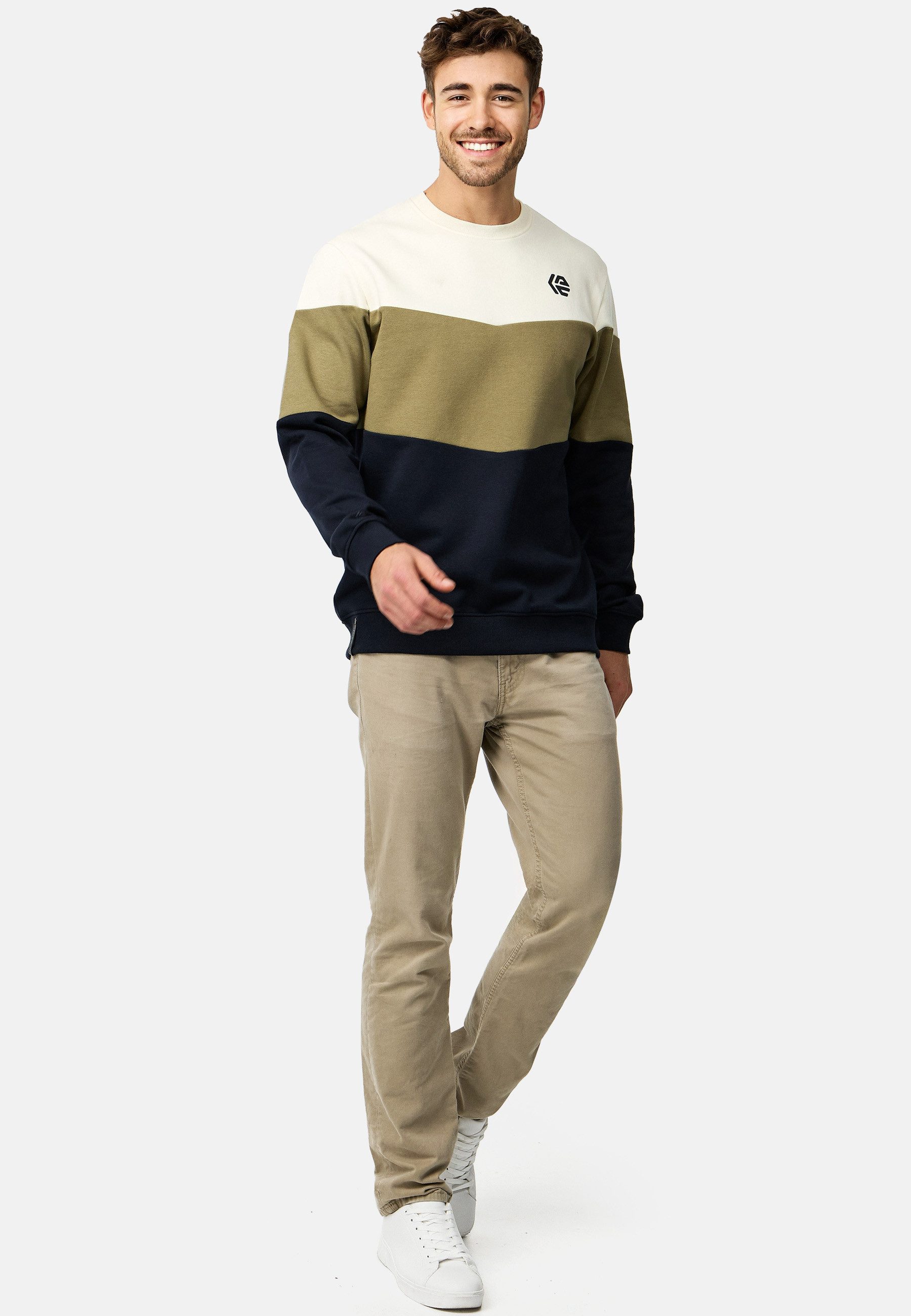 Indicode Sweater Herren INFlirts Sweatshirt Herrenpulli