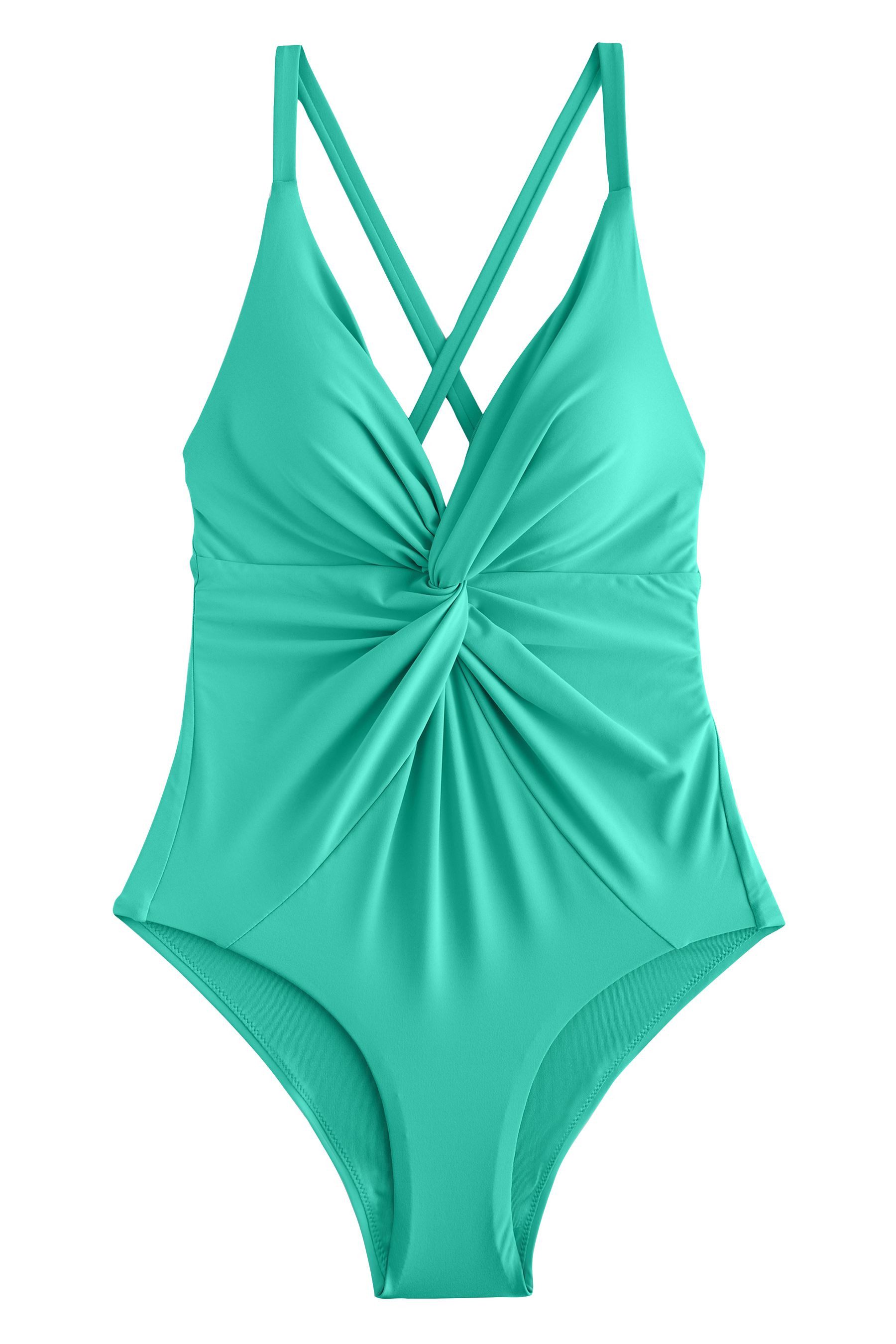 Next Badeanzug Bauchweg-Badeanzug mit Zierdrehung vorne (1-St) günstig online kaufen