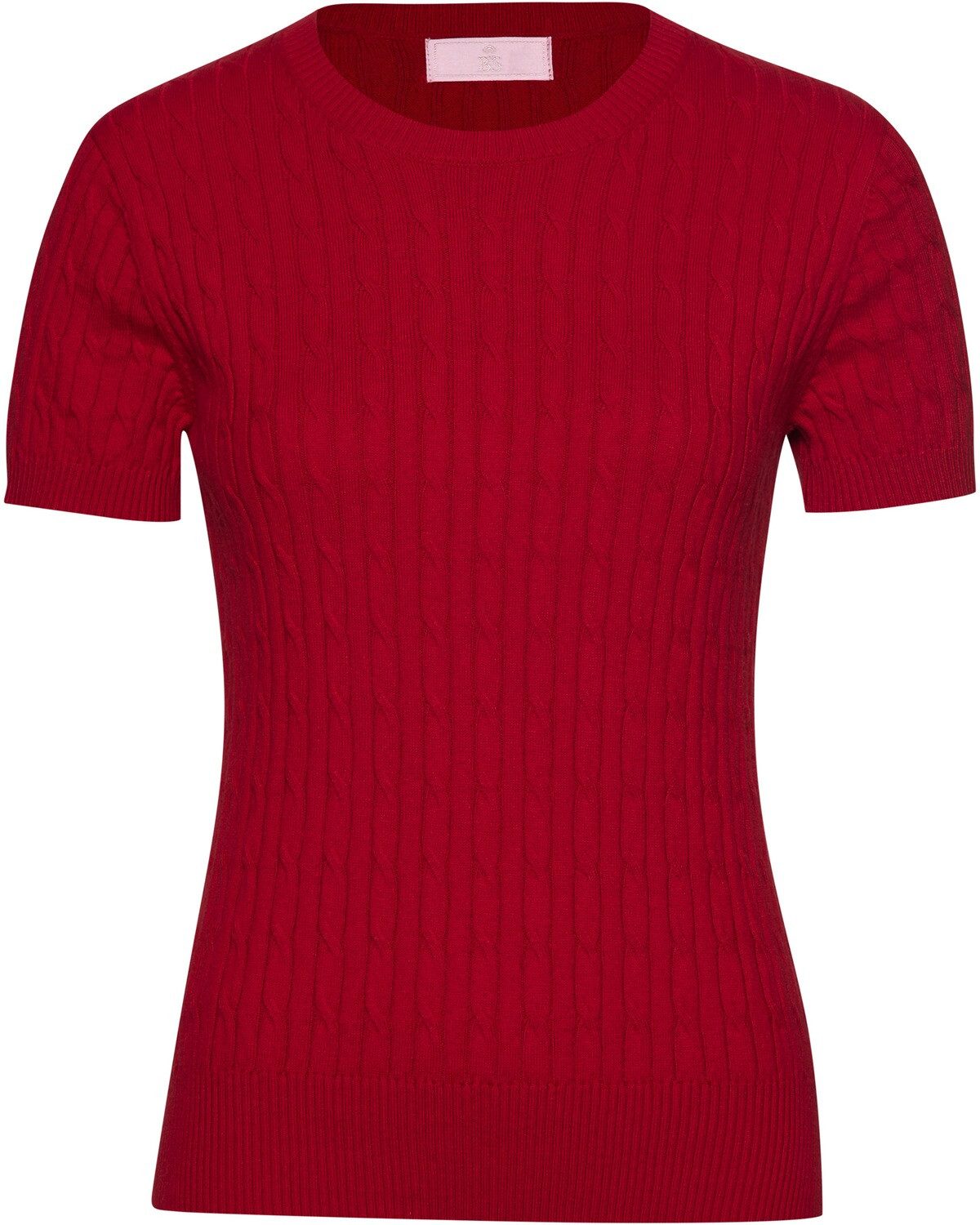 Brigitte von Schönfels Strickpullover Kurzarm-Pullover