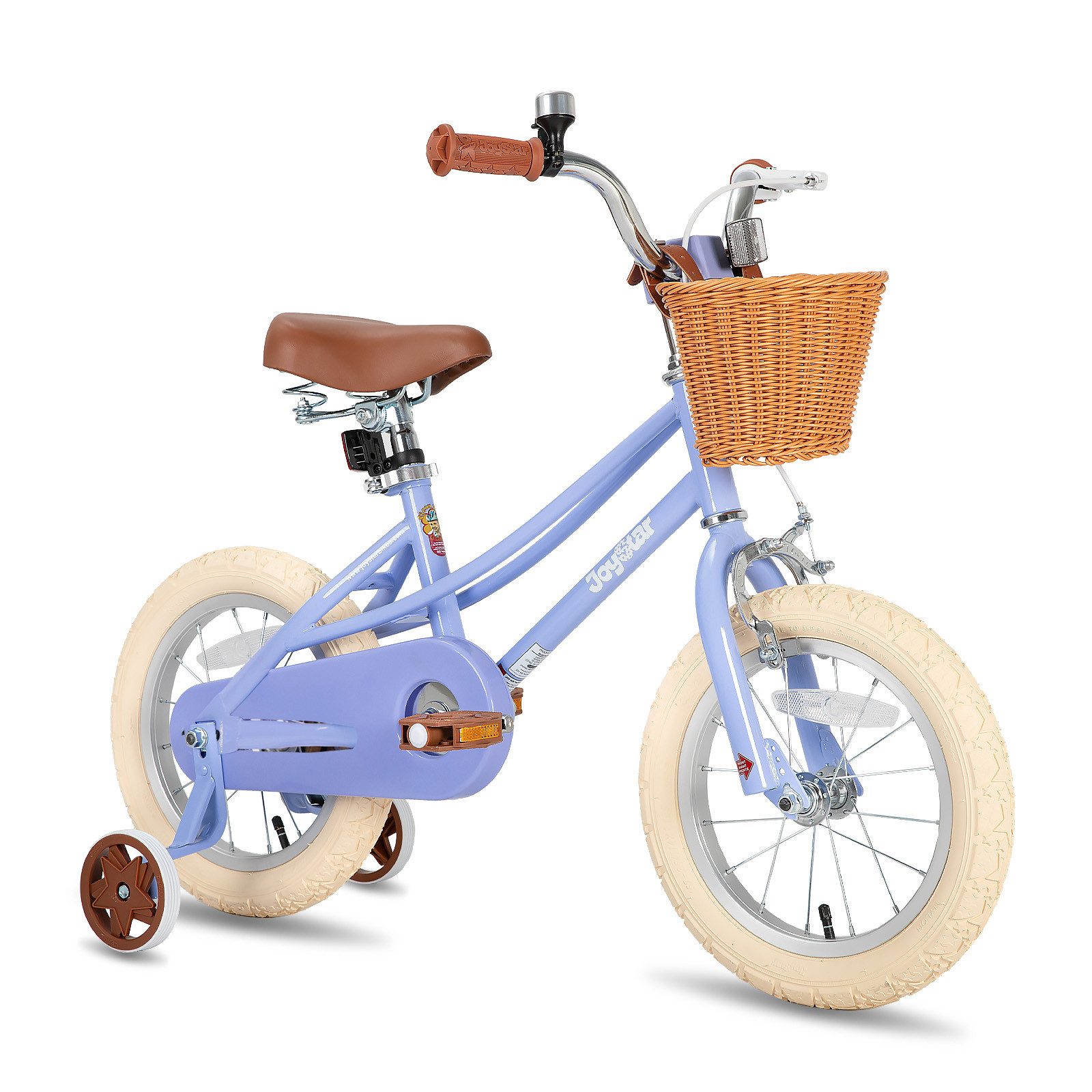 JOYSTAR Kinderfahrrad 12/14/16/18/20 Mädchenfahrrad für 2-13 Jahre alte Kinder, 12" 14" 16" Kinderfahrrad mit Stützrädern & Korb, 20 Zoll mit Ständer