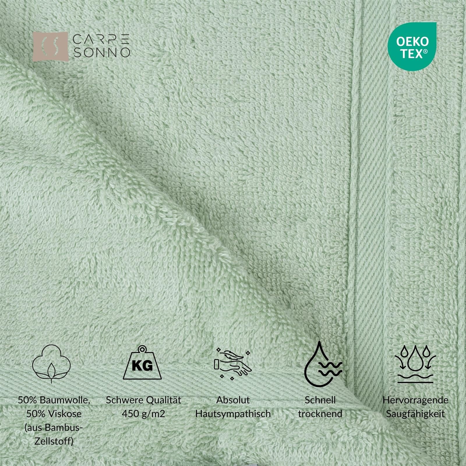 Carpe Sonno Handtuch Set Gästetuch Handtuch günstig online kaufen