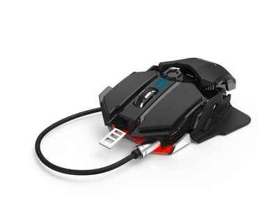uRage »Morph XGM Profi Gaming Maus Gamer Mouse eSport« Mäuse (LED USB 9 Tasten Macro)