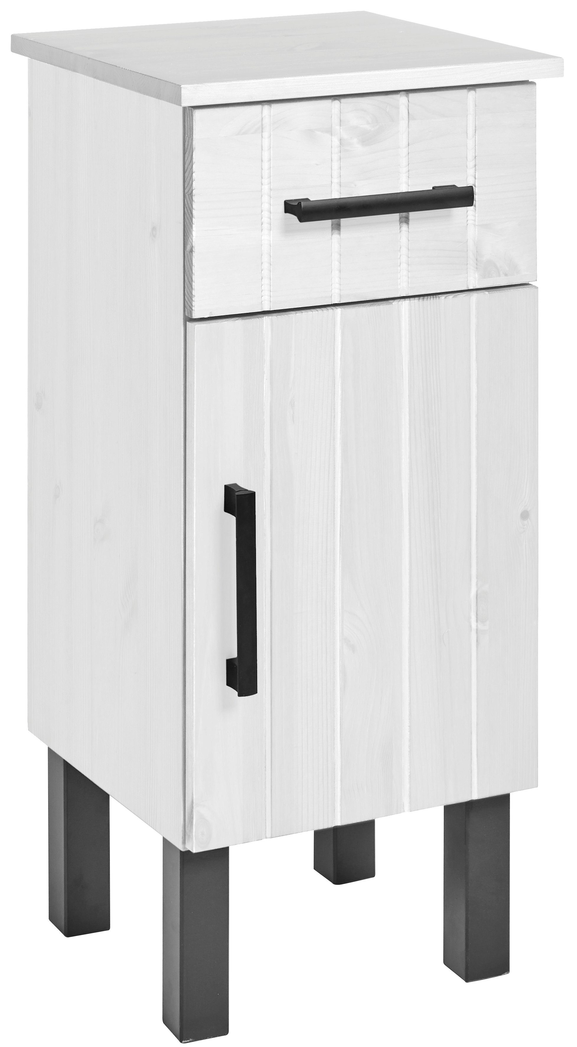 welltime Unterschrank Mary Badmöbel im Landhaus-Stil, Breite 33 cm, aus Massivholz