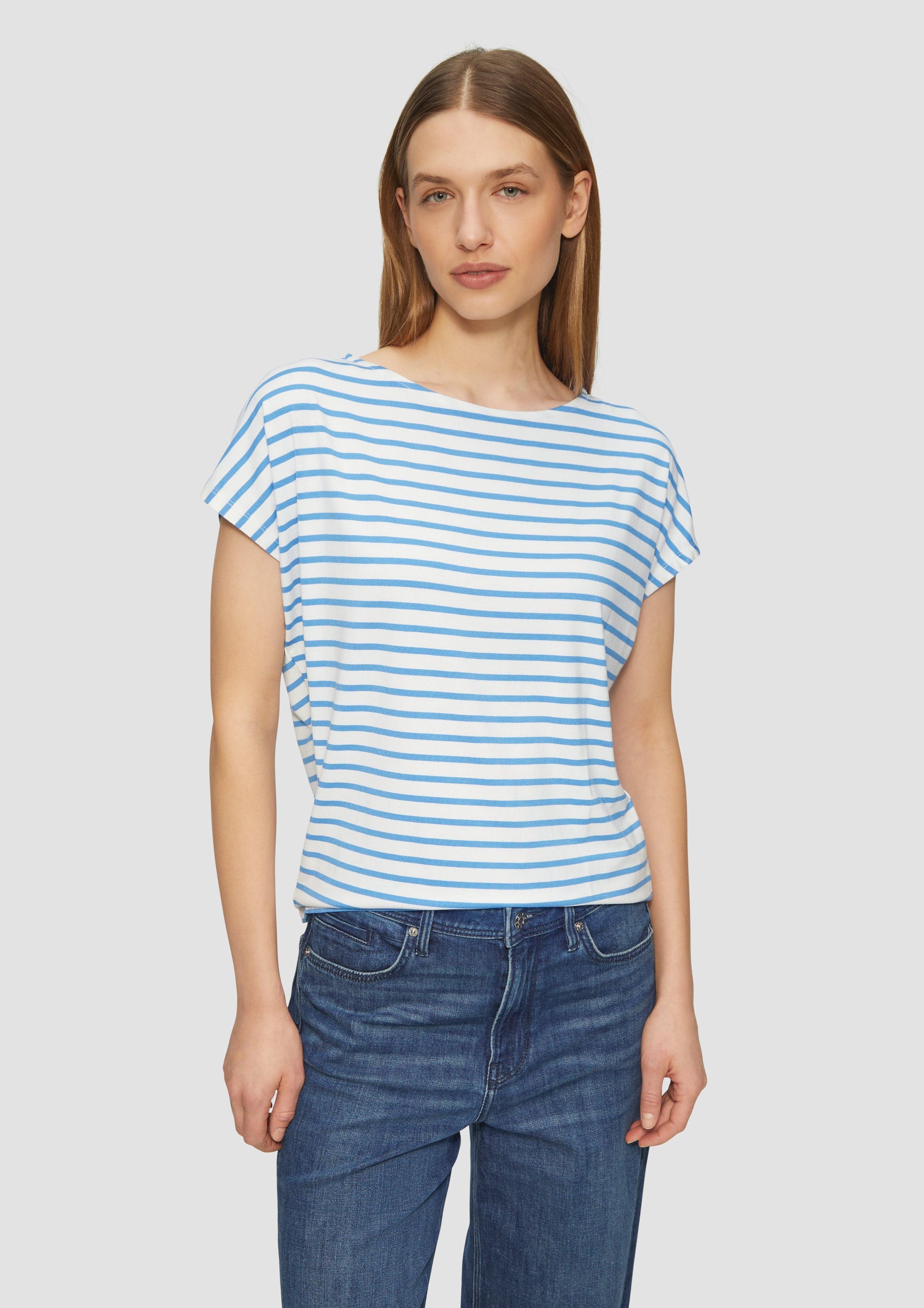 s.Oliver Shirttop Elastisches T-Shirt aus Viskosestretch günstig online kaufen
