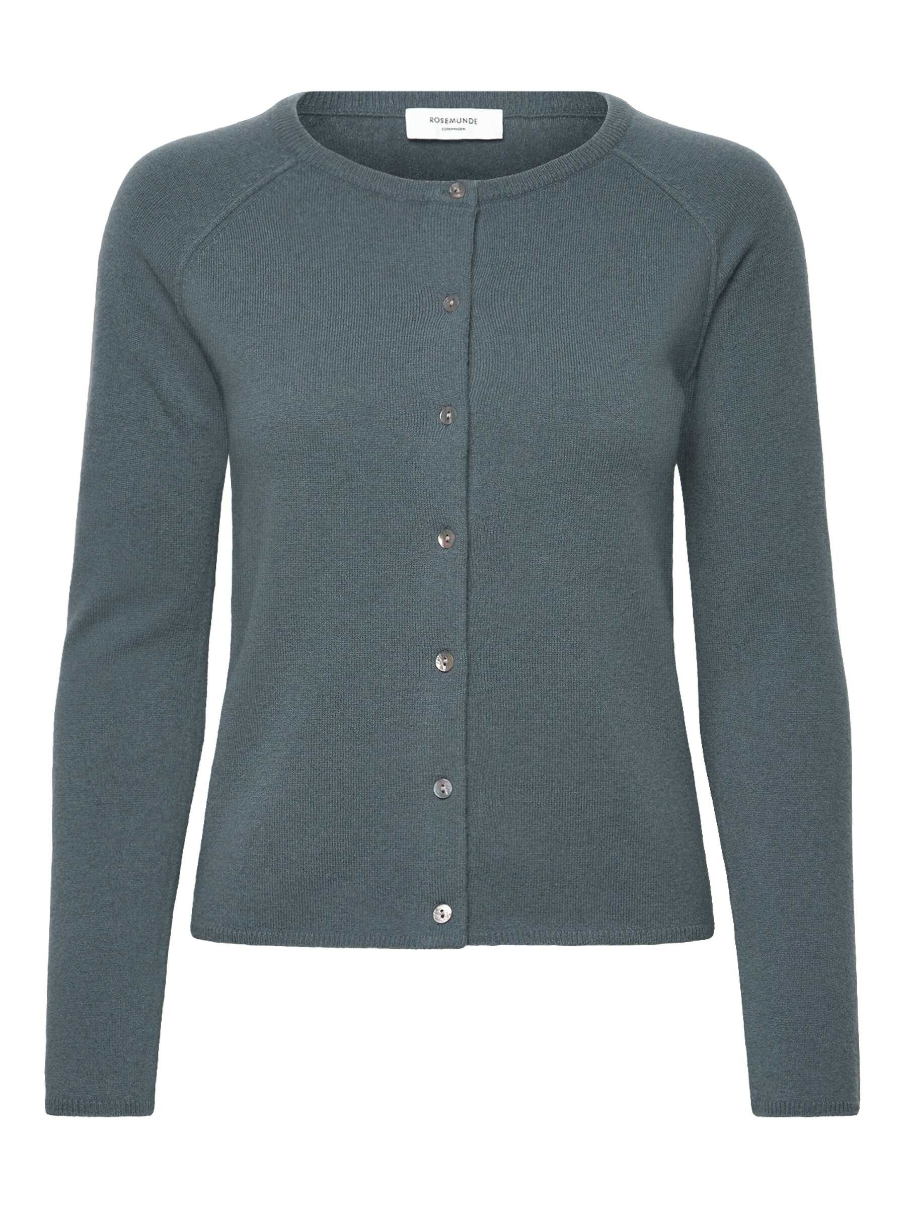 rosemunde Strickjacke Laica cardigan mit Wolle und Kaschmir mit Rundhalsausschnitt, Woll-Kaschmir-Mix