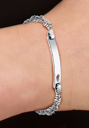 Amor Silberarmband Herz, 9048571, Made Germany in