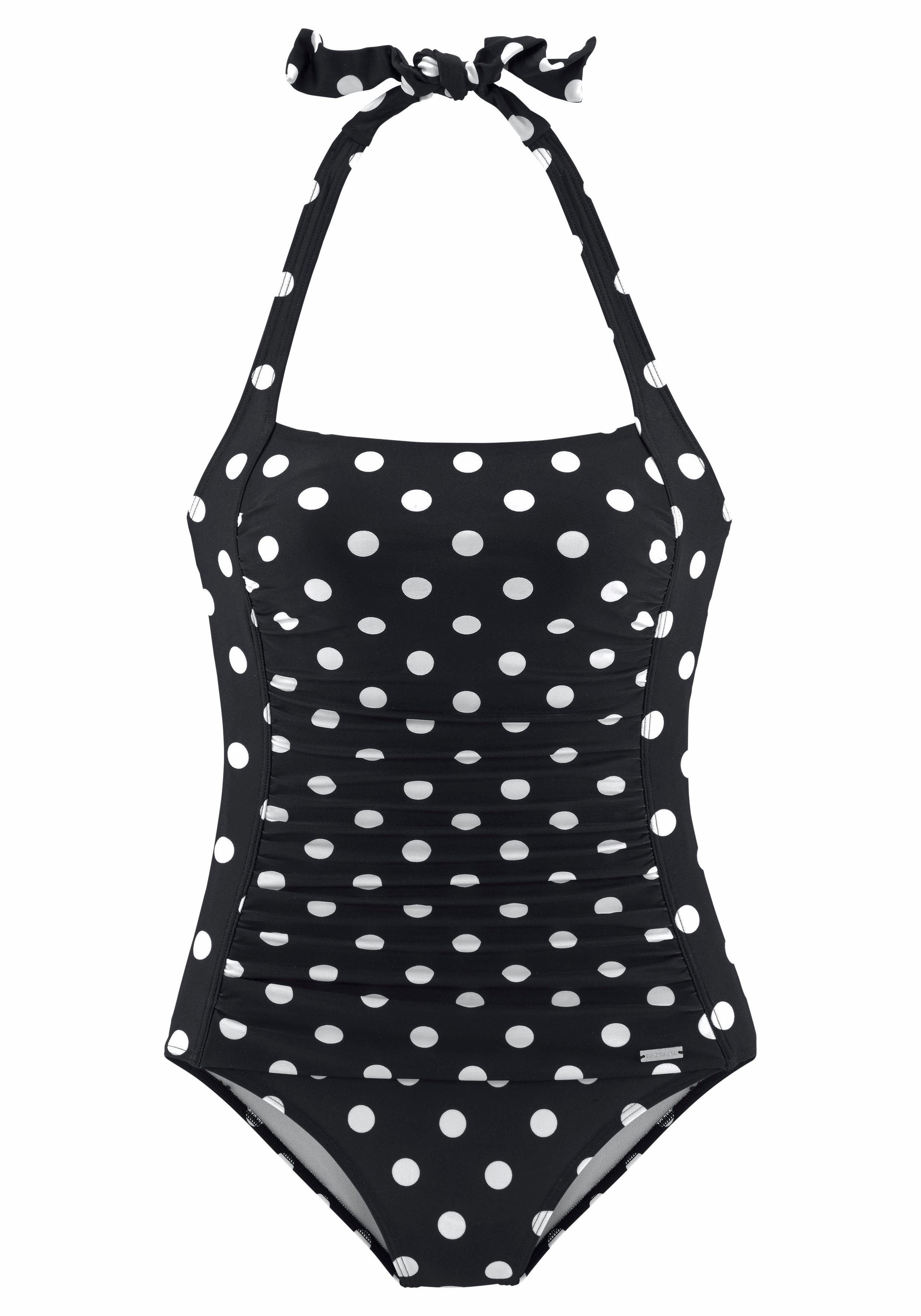 LASCANA Badeanzug im Punkte-Design mit Shaping-Effekt günstig online kaufen
