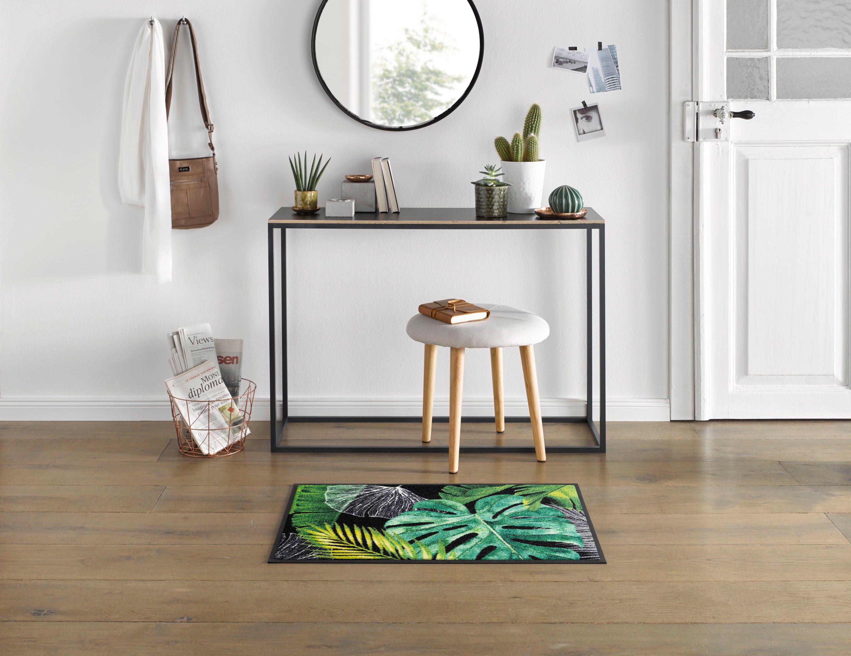 wash+dry by Kleen-Tex Fußmatte Neoflora, rechteckig, Höhe: 7 mm, Schmutzfan günstig online kaufen