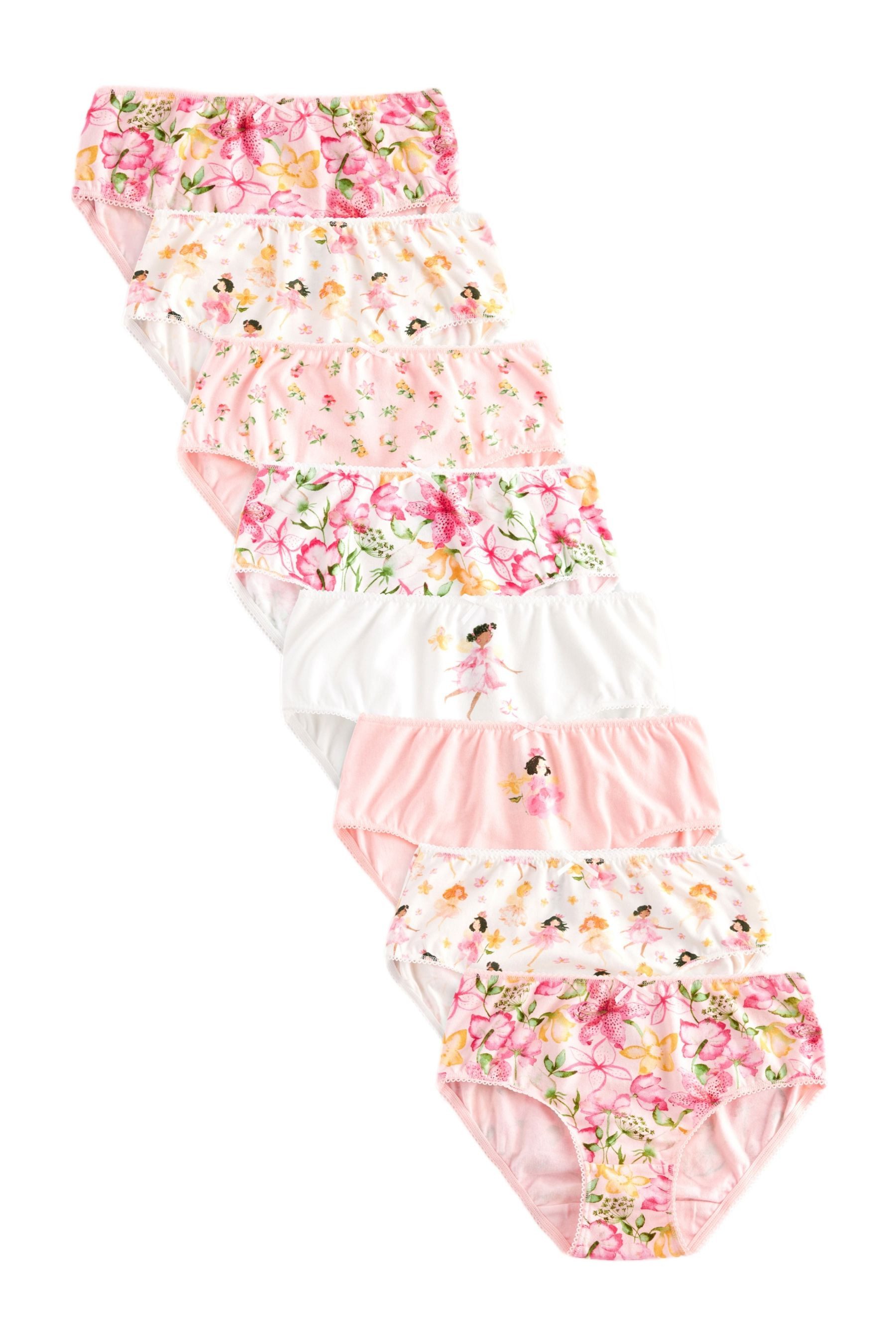 Slip Geblümte Slips, 7er-Pack