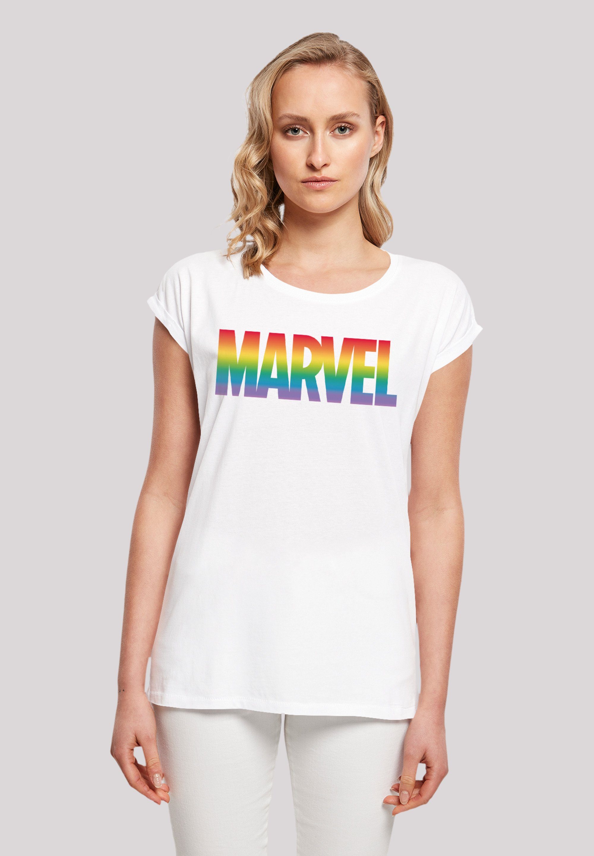 F4NT4STIC T-Shirt Marvel Pride Premium Qualität, Sehr weicher Baumwollstoff  mit hohem Tragekomfort
