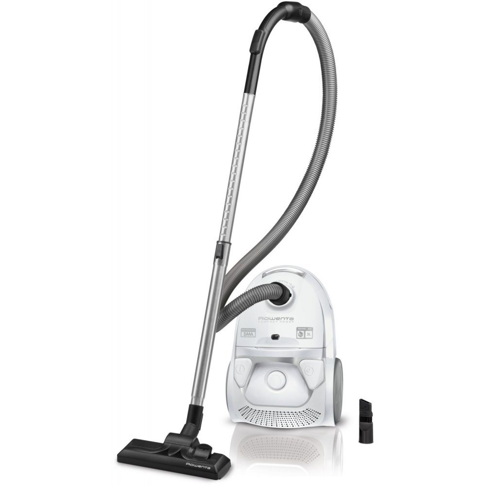 Rowenta Bodenstaubsauger RO3927 Compact Power - Bodenstaubsauger - weiß, 750 W