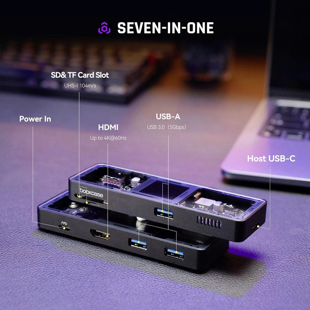 Dockcase Laptop-Dockingstation Dockcase USB-C® Dockingstation DPR71S-EB Passend für Marke Dockingsta