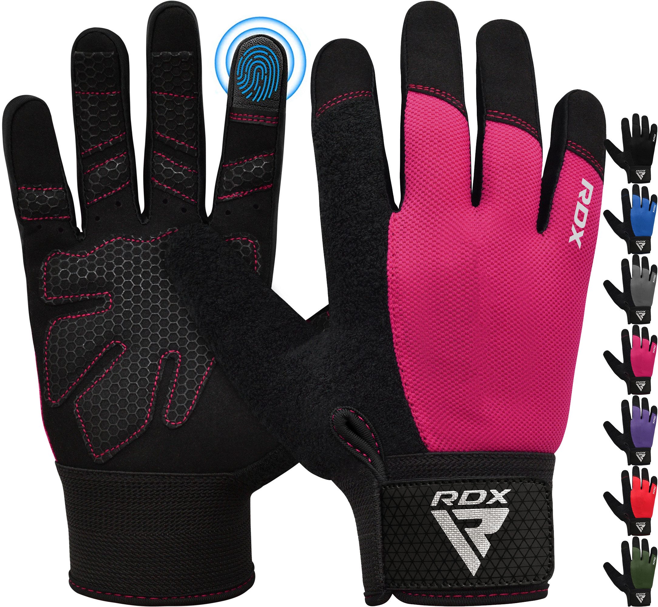 RDX Trainingshandschuhe RDX Fitness Handschuhe Full Finger Frauen Männer Gewichtheben Training