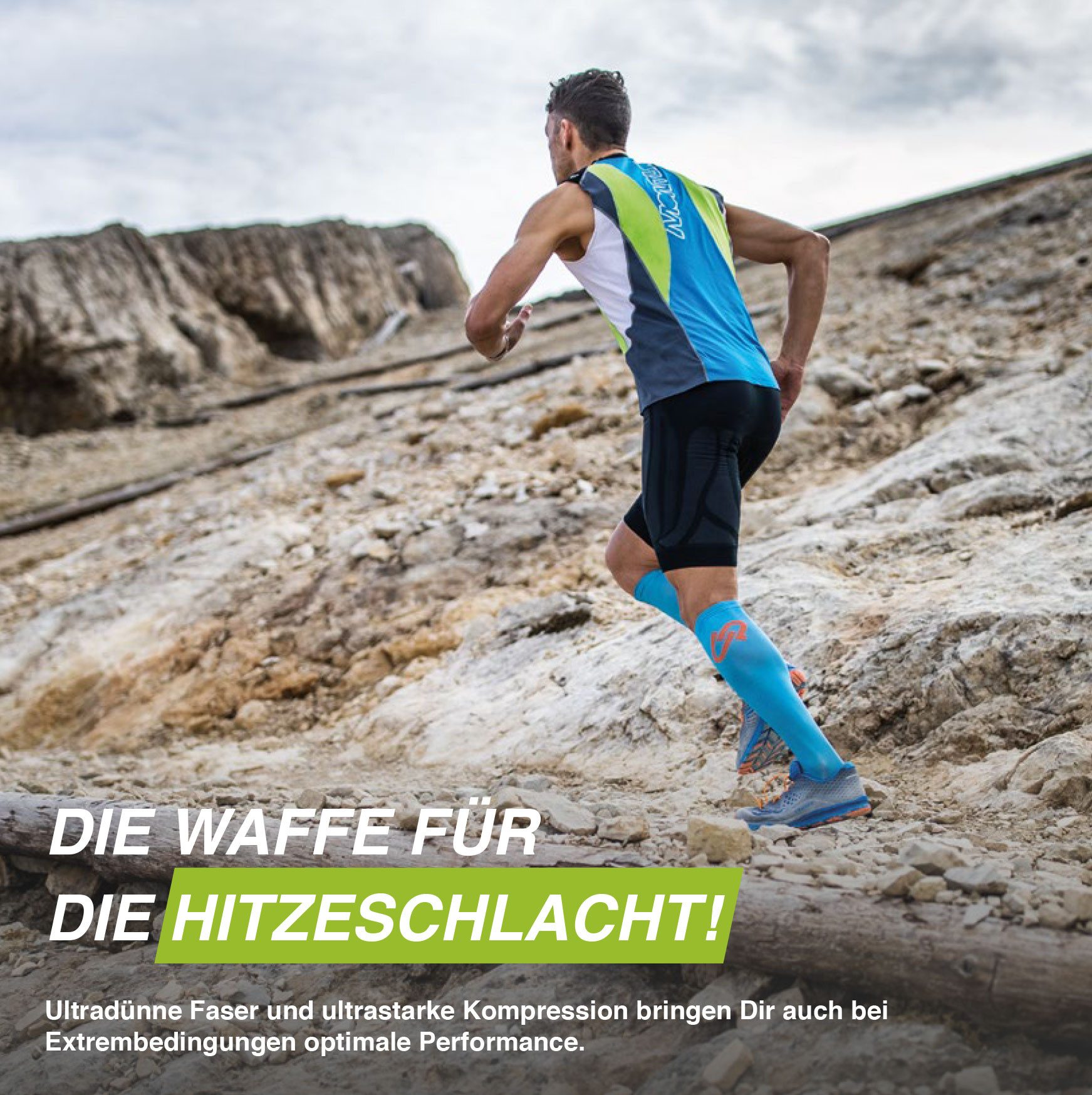 under pressure Kompressionsstrümpfe Ultralight, Sport-Kompressionsstrumpf