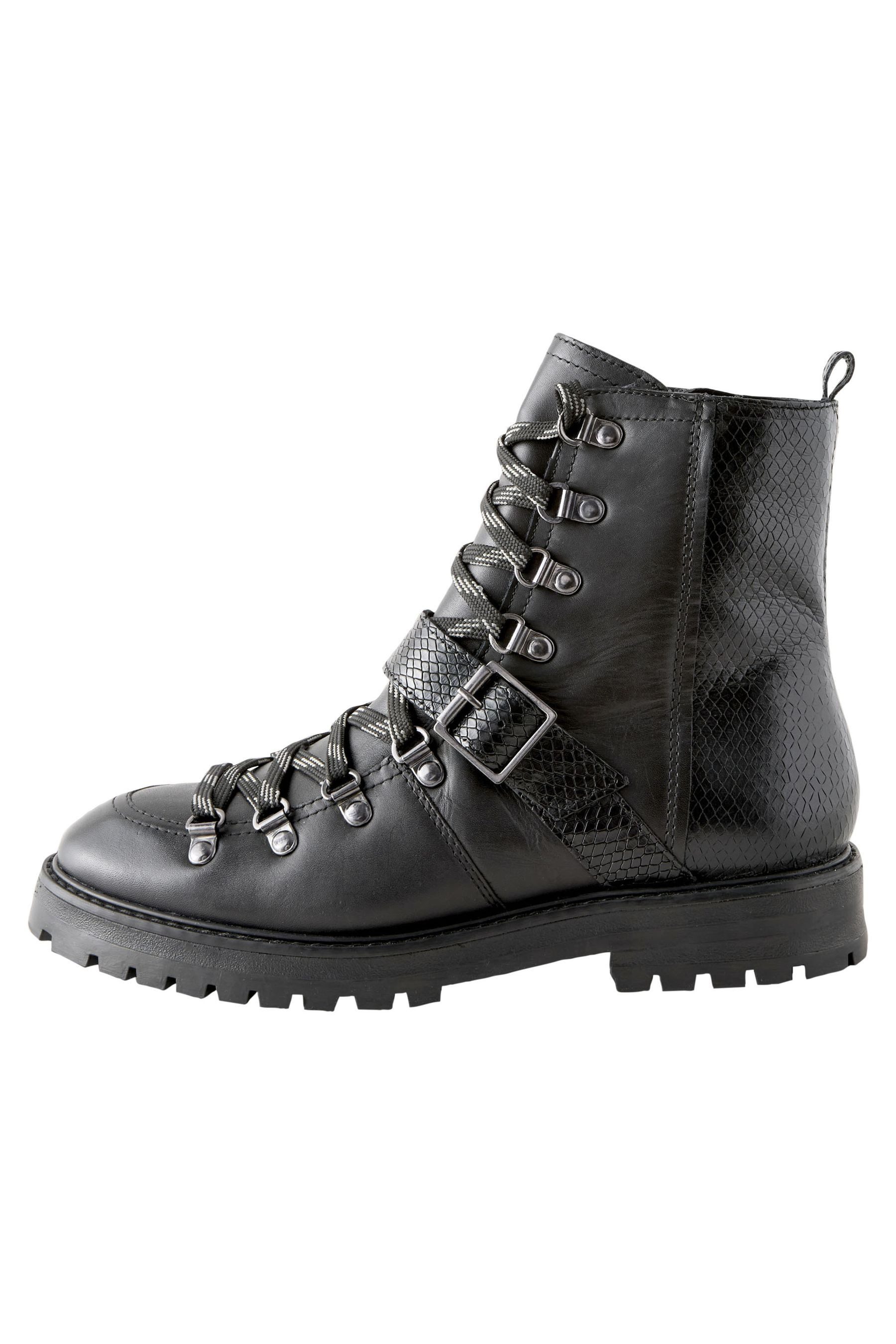 Next Forever Comfort® Schnürstiefel mit Schnalle Schnürstiefelette
