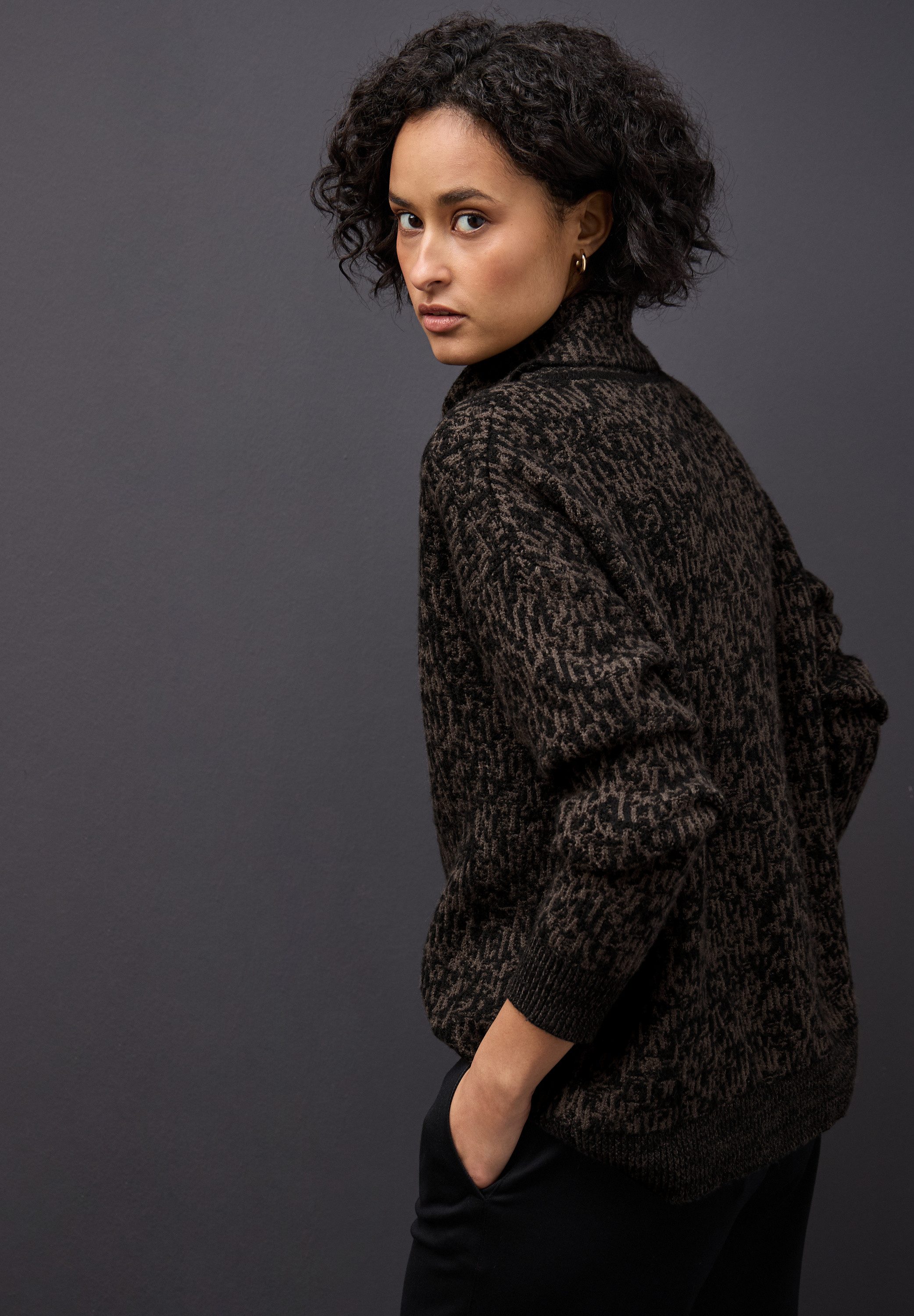 STREET ONE Strickpullover mit Muster günstig online kaufen