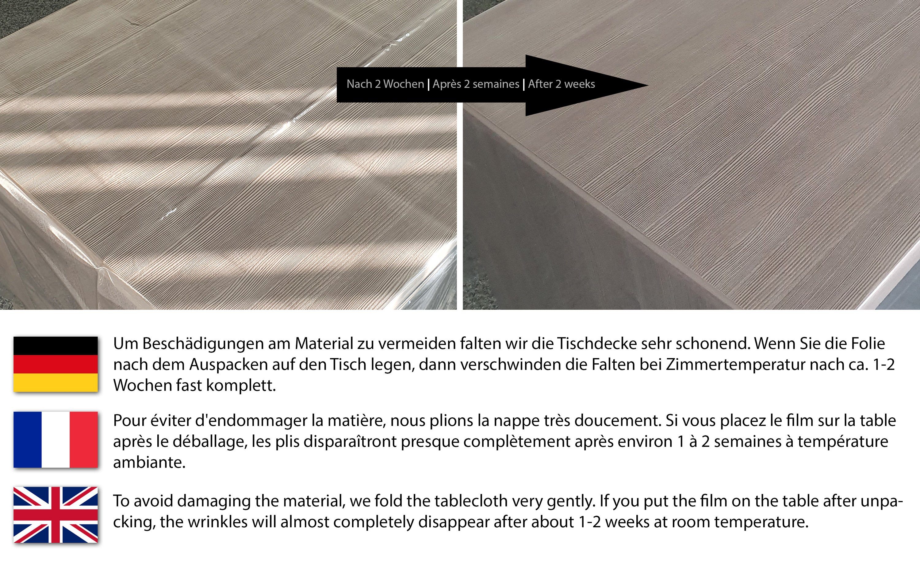 Beautex Tischdecke transparente Tischfolie glasklar 0,3mm Meterware Tischdecke (1-tlg)