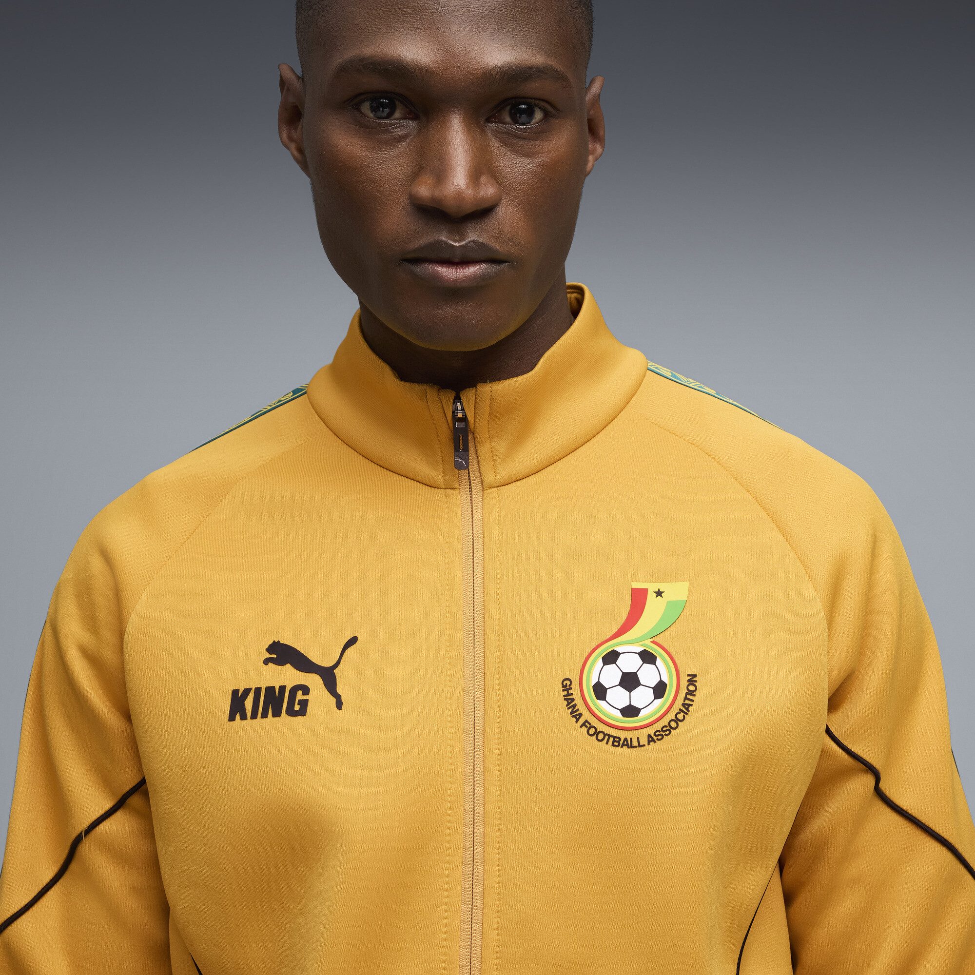 PUMA Sweatjacke Ghana KING Anthem Jacke Herren