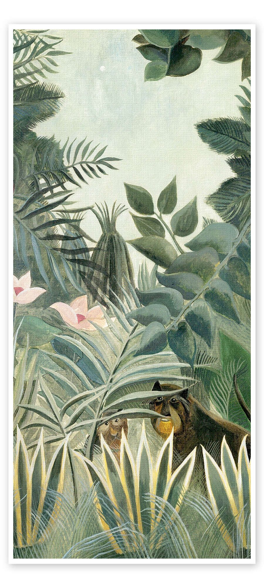 Posterlounge Wandbild Äquatorialer Dschungel, Henri Rousseau