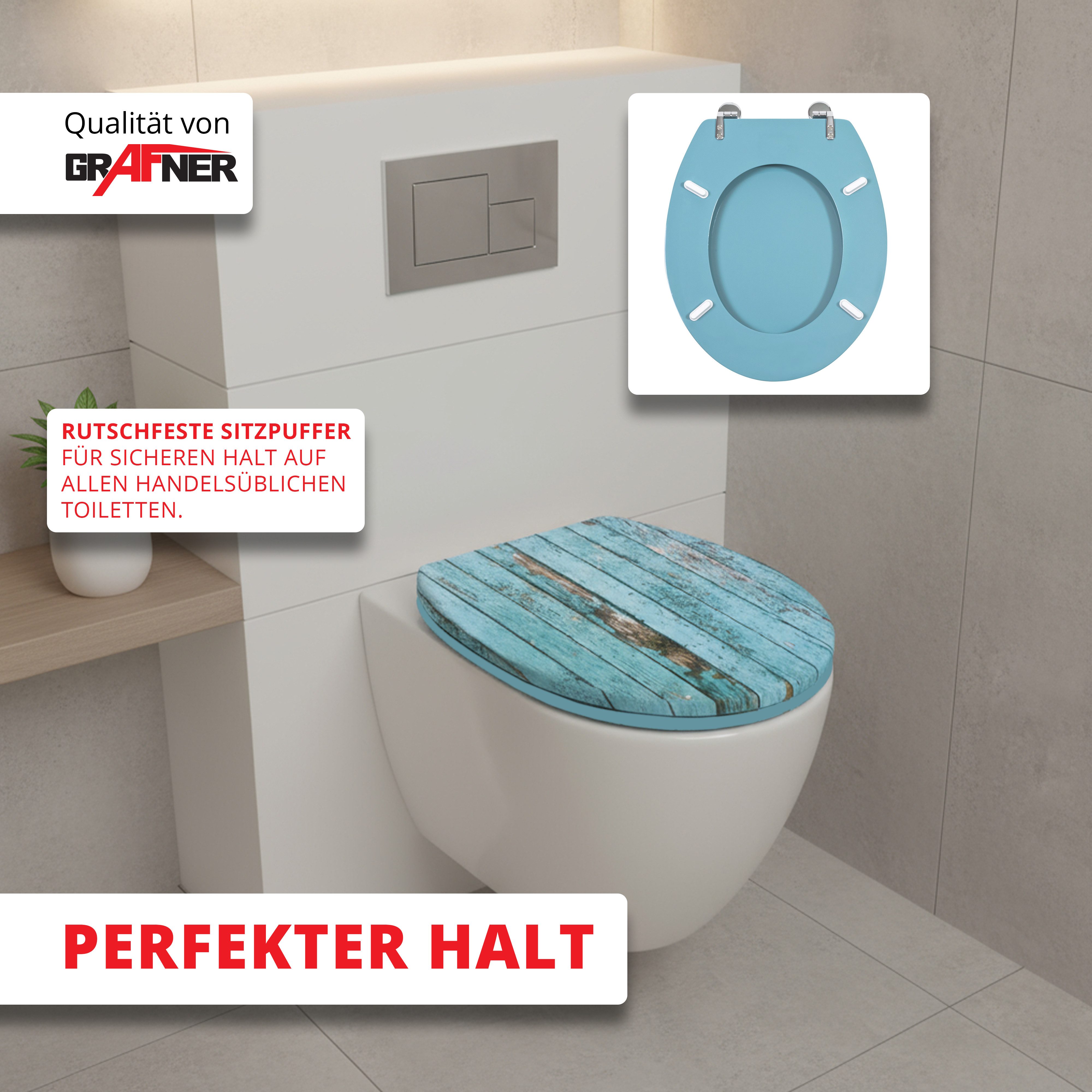 Grafner WC-Sitz Grafner WC Sitz aus MDF Toilettensitz verschiedene Motive – Bild 5 von 5