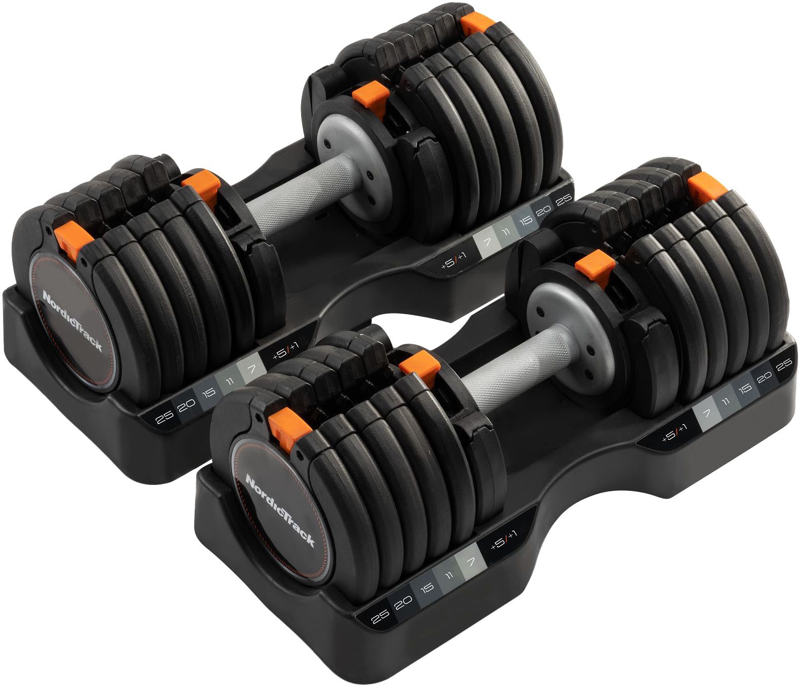 NordicTrack Hantel-Set NordicTrack-Hanteln mit einstellbarer Last (2 x 25 kg)