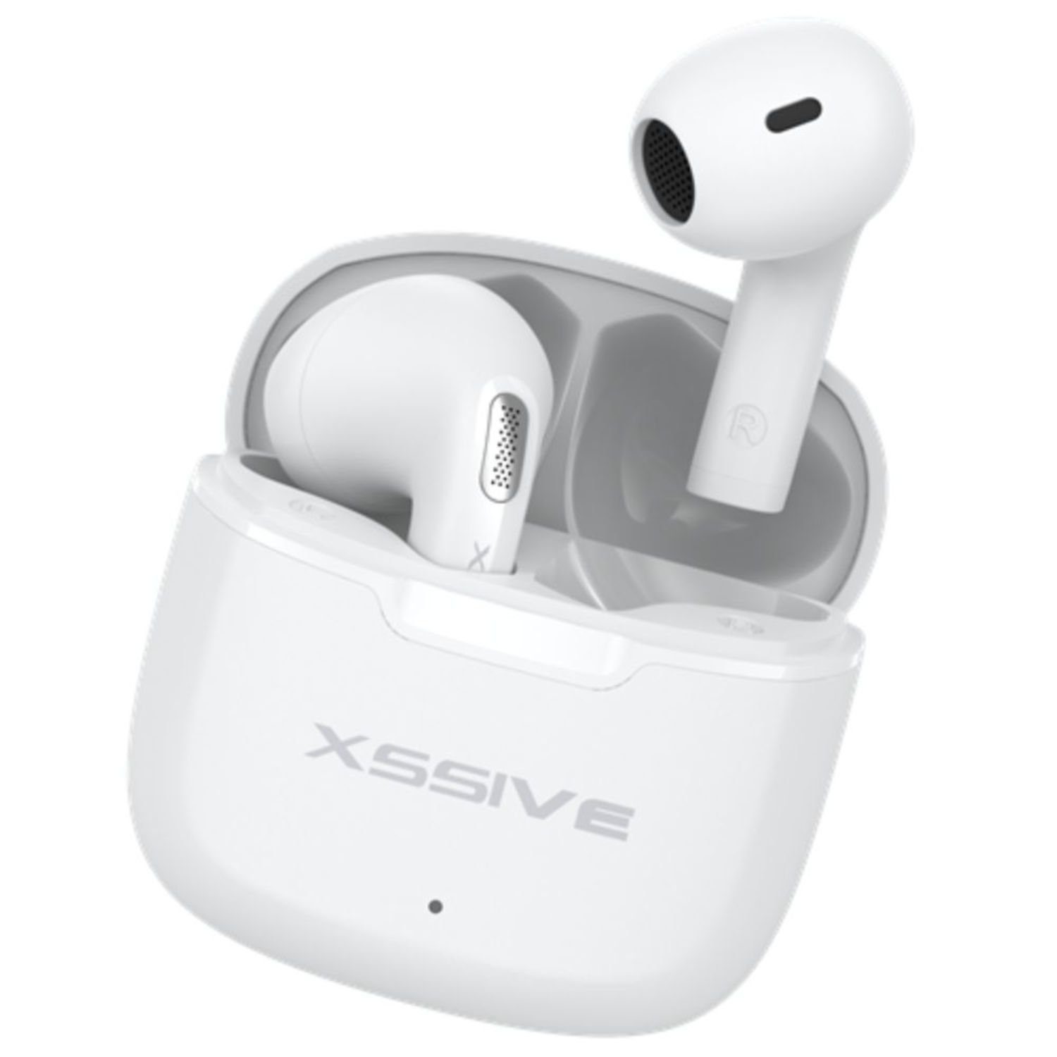BT 5.1 Wireless Ohrhörer USB-C-Eingang Weiß Kopfhörer