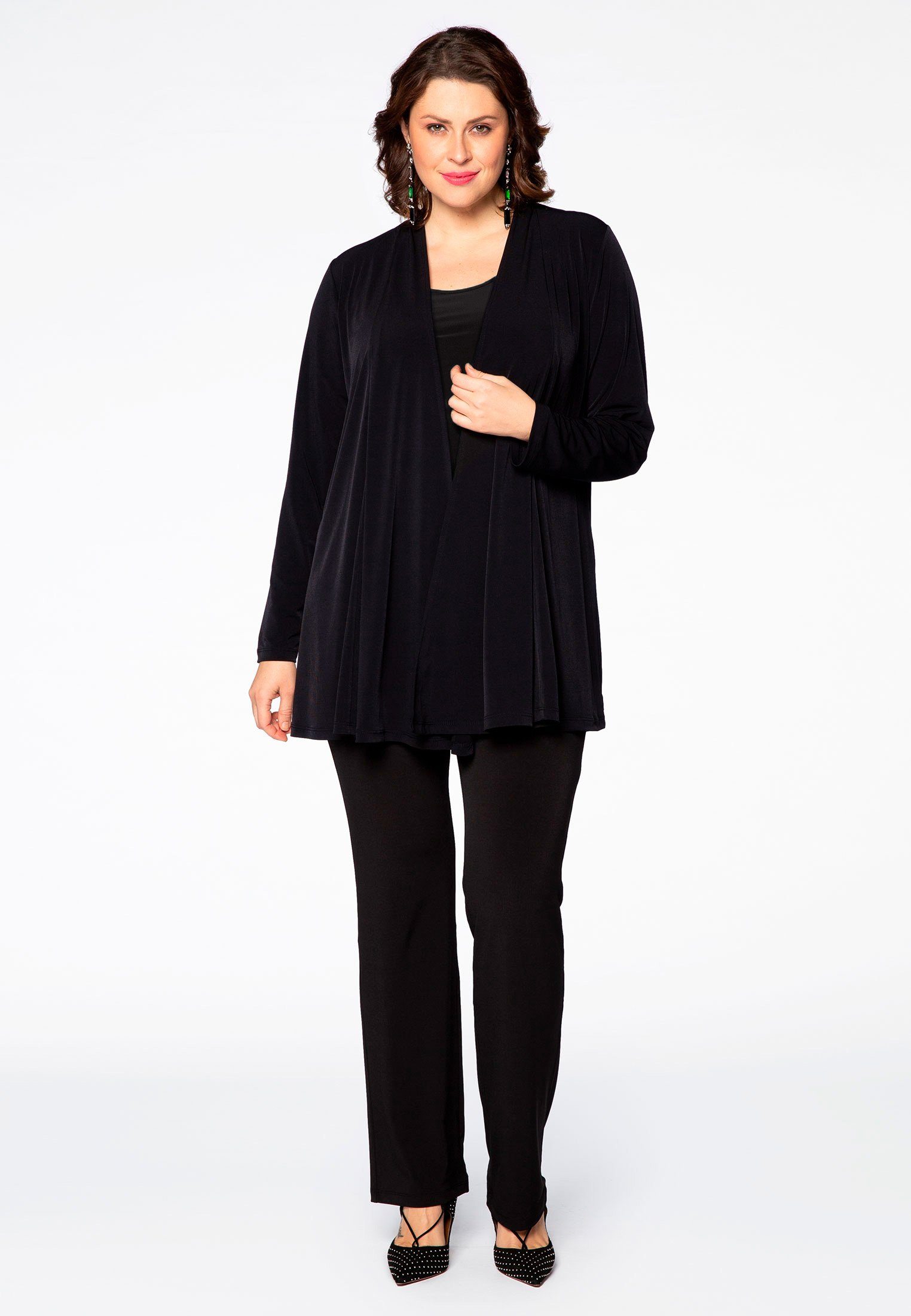 YOEK Cardigan Damen Strickjacke Große Größen