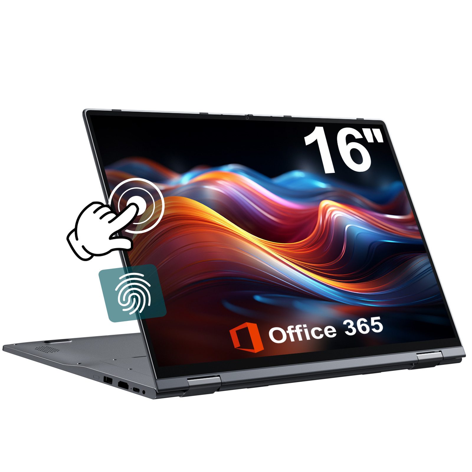 MENGHU 2-in-1 Laptop Tablet EZbook Intel N95 Windows11 16GB RAM 640GB SSD Notebook (Intel UHD Graphics Intel N95, 16 GB, 640 GB SSD, 4-core CPU)