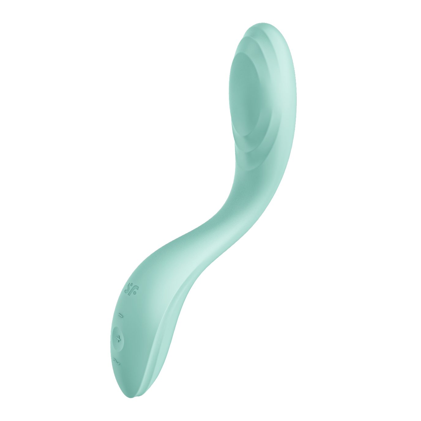 Satisfyer Klitoris-Stimulator Satisfyer "Rrrolling Pleasure", G-Punkt-Vibrator, wasserdicht, 22cm, (1-tlg) Mint