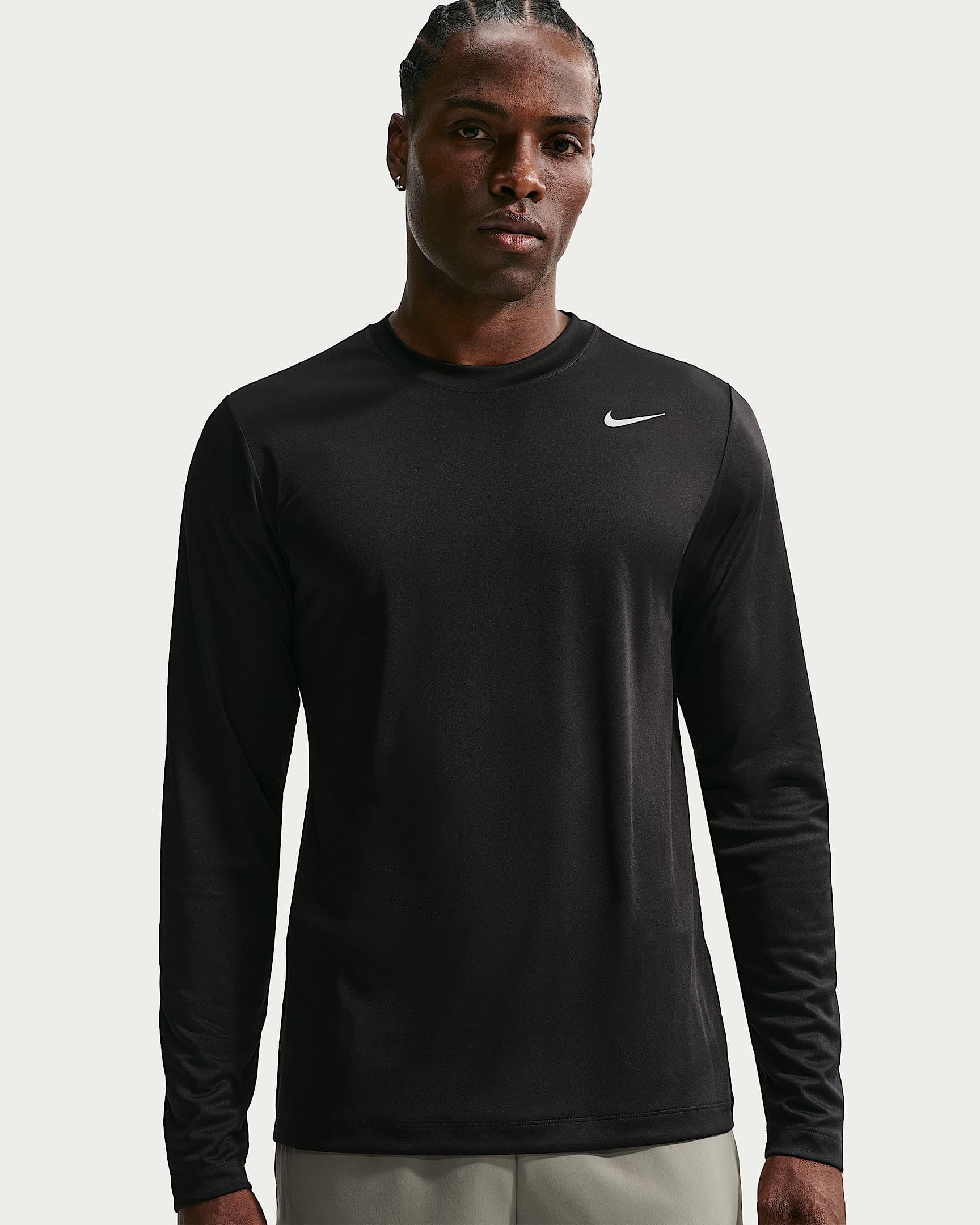 Nike Funktionsshirt M NK DF TEE STD LS FLEX atmungsaktives Funktionsshirt, schnell trocknend, normaler Schnitt