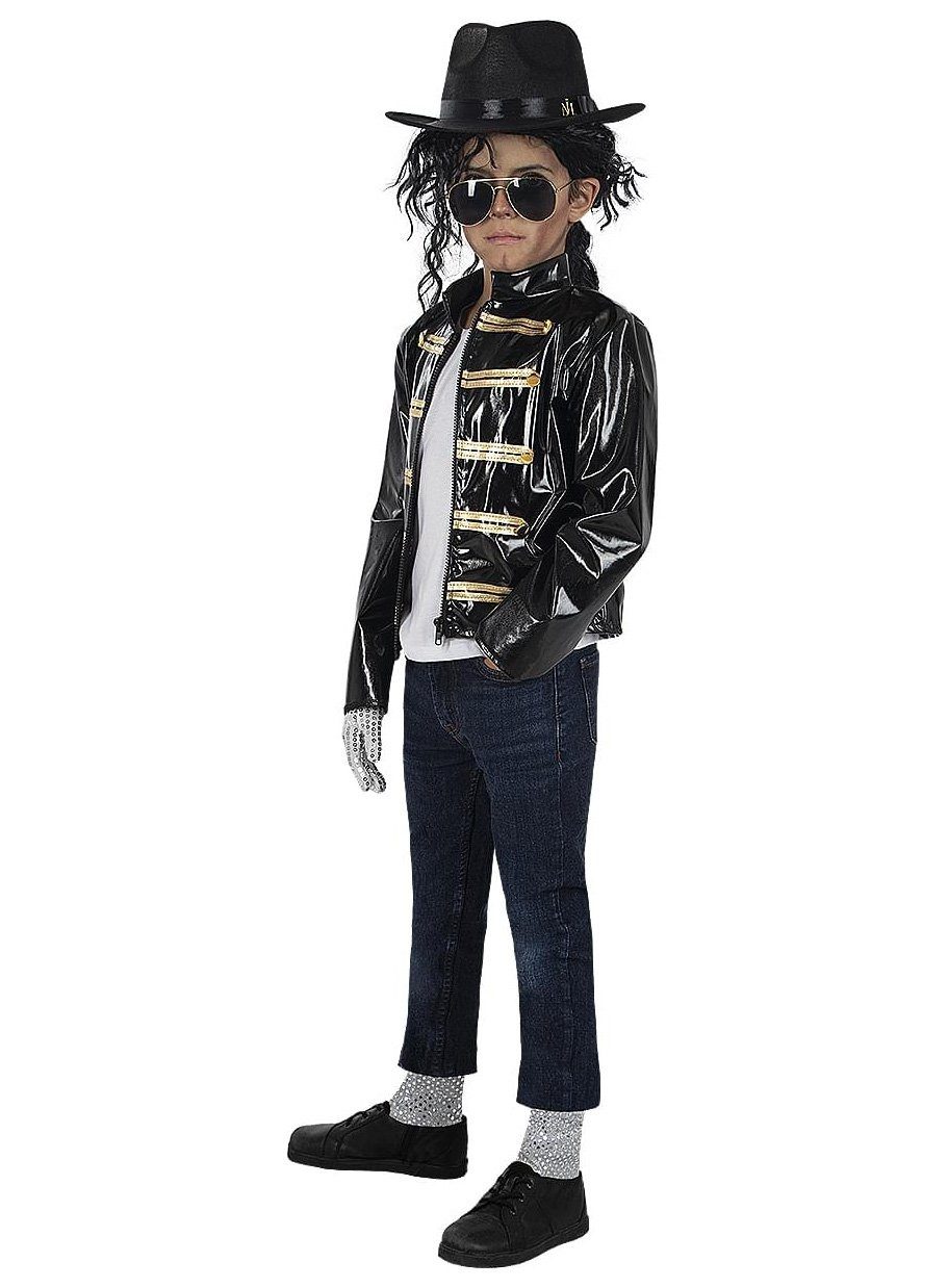 Funidelia Kostüm Michael Jackson – Jacke Militärgarde für Kinder, Inspiriert von der Jacke, die der King of Pop auf dem Walk of Fame tru