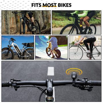 ROCKBROS Fahrradklingel Fahrrad Glocke Laut Retro Klingel für Mountainbike, (1-tlg) Rennrad, Kinder Fahrrad
