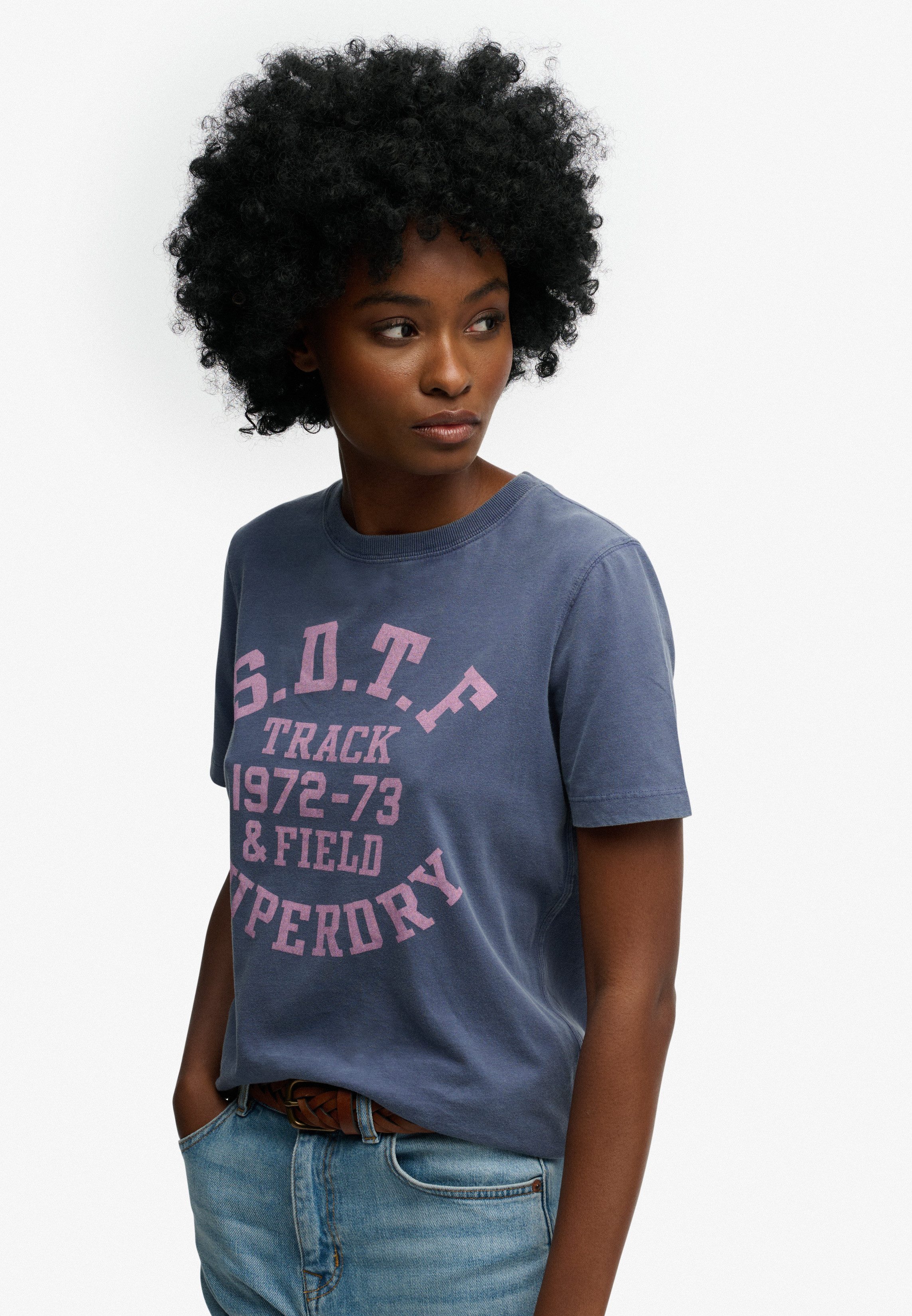 Superdry T-Shirt Vintage Prep Pocket Tee günstig online kaufen