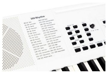 FunKey Home Keyboard 61 Edition Pro (300 Sounds, 300 Rhythmen, MP3-/USB-Port), (3 tlg), mit Begleitautomatik und intelligente Lernfunktion