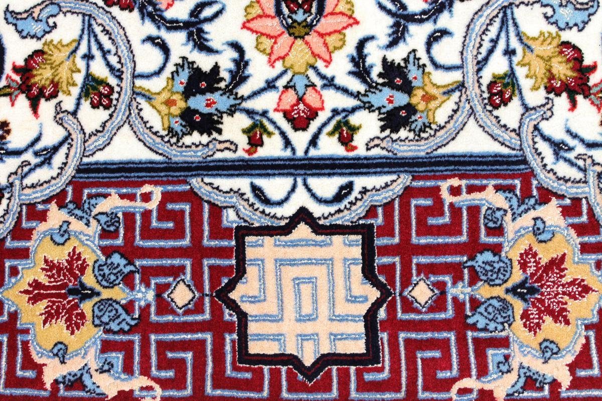 rechteckig, Orientteppich Orientteppich, Isfahan Höhe: 6 Seidenkette Nain Handgeknüpfter mm 108x152 Trading,