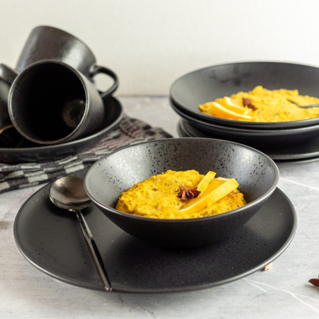 MÄSER Teller-Set Essential (6-tlg), 6 Personen, Steinzeug