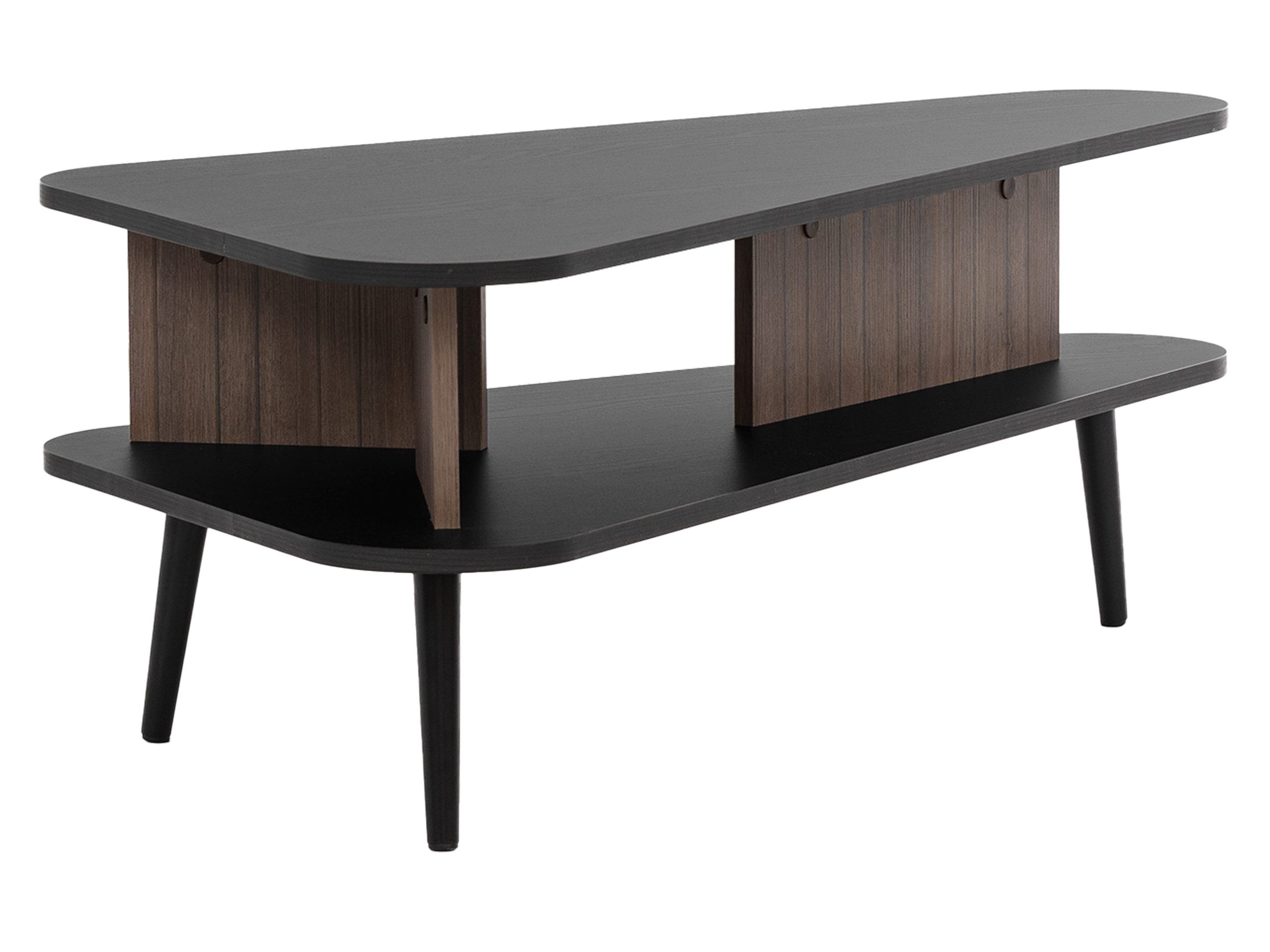 MIRJAN24 Couchtisch Pinelli PE02, Metallfüße in der Farbe Schwarz