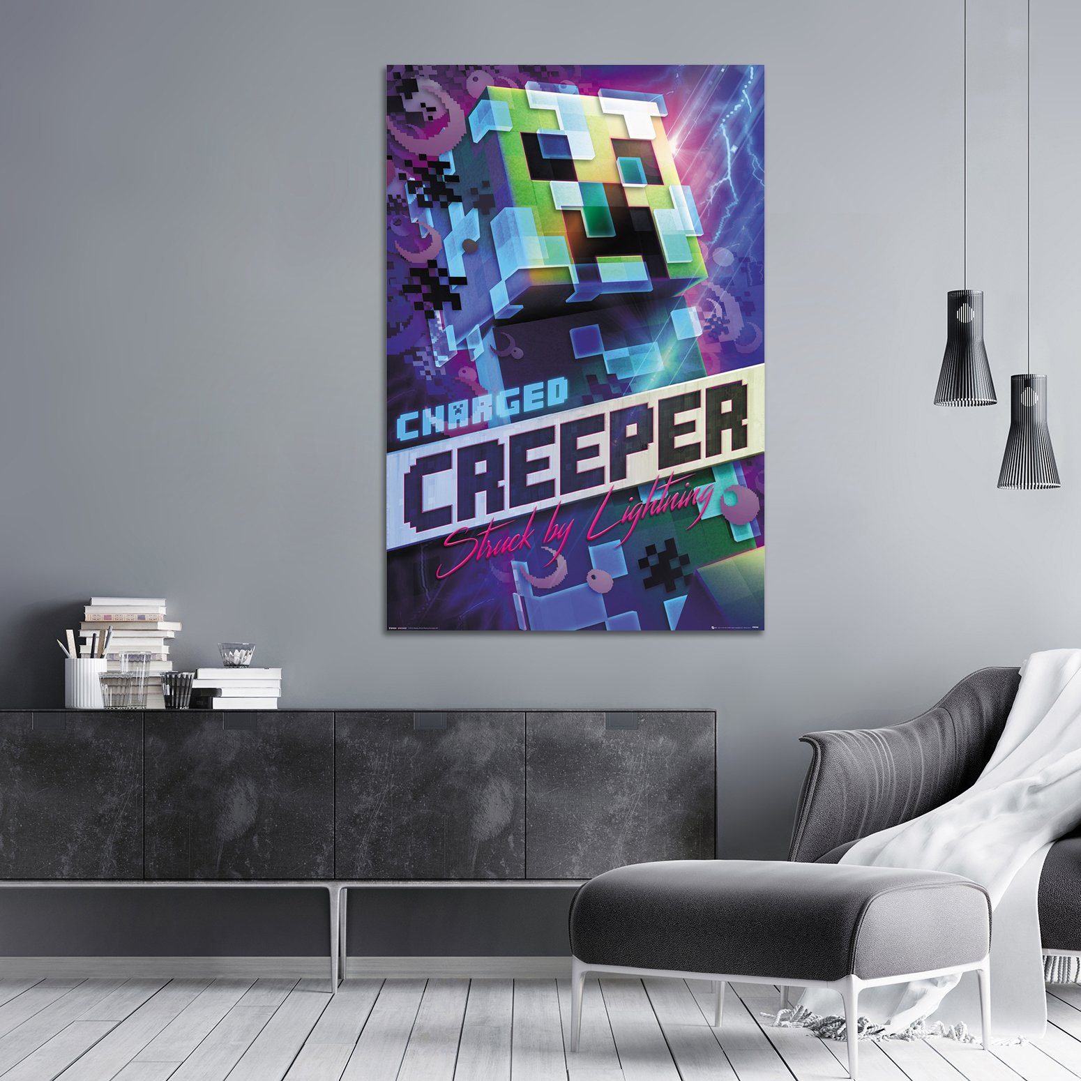GB eye Poster Minecraft Poster Charged Creeper 61 x 91,5 cm – Bild 3 von 5