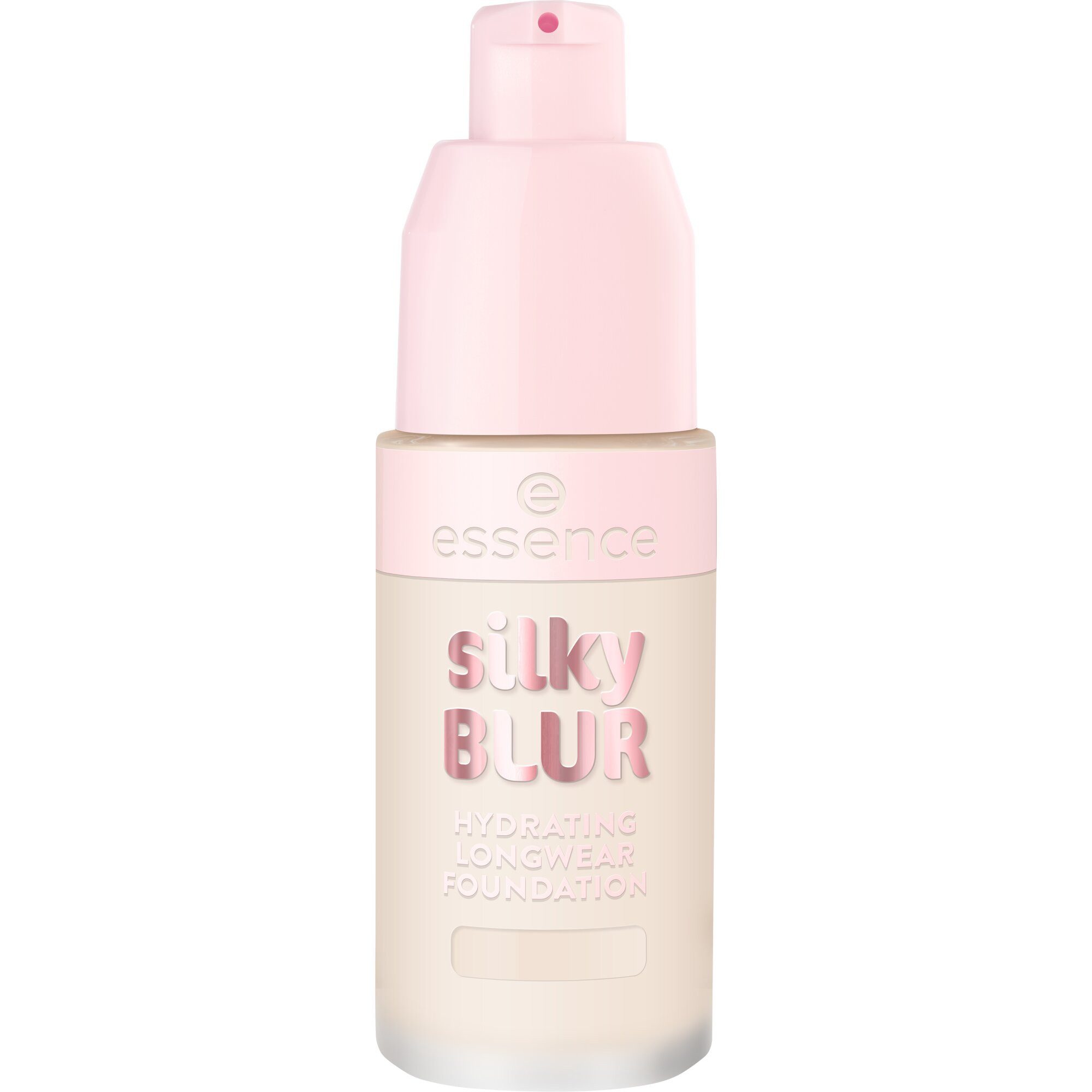 Essence Foundation SILKY BLUR HYDRATING LONGWEAR FOUNDATION, 3-tlg.