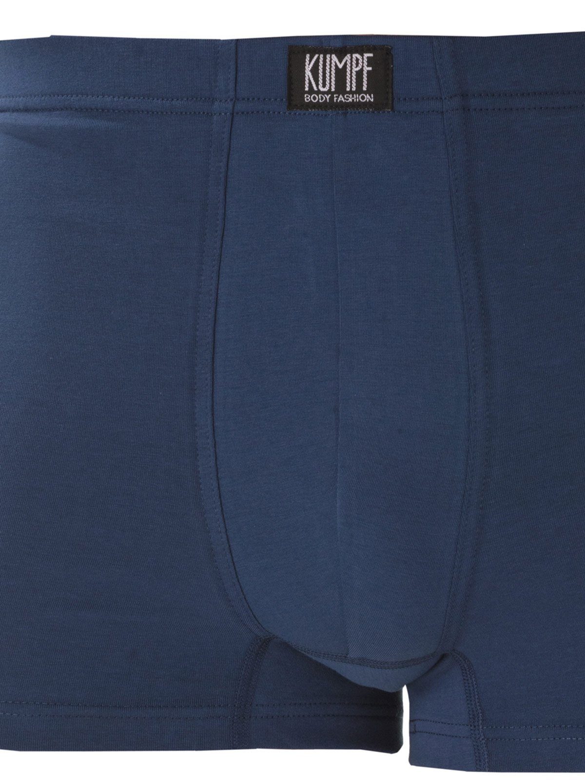 Pants Pants Markenqualität KUMPF Cotton darkblue 1-St) (Stück, Herren hohe Retro Bio
