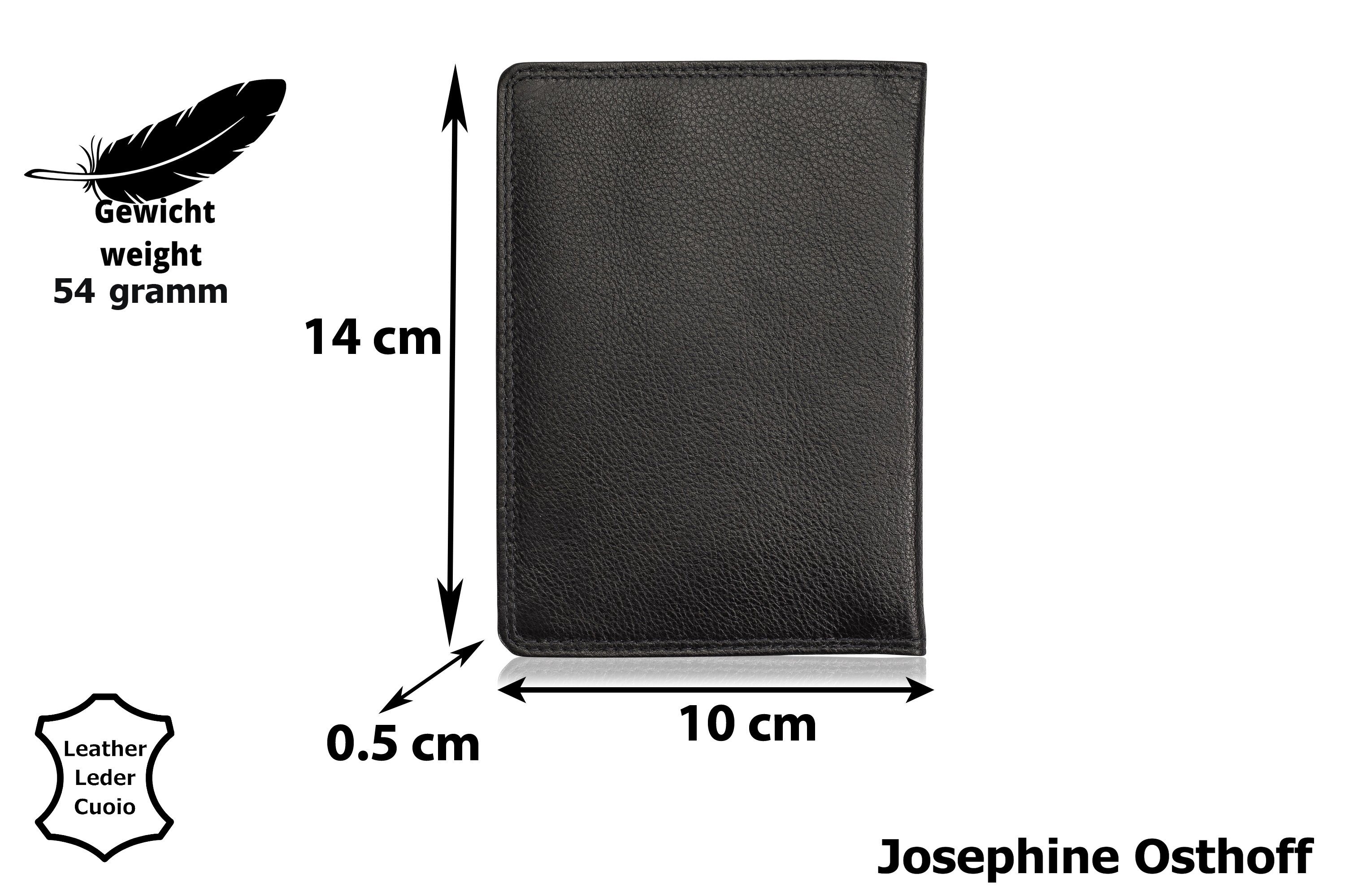 Josephine Passport Osthoff Brieftasche schwarz Ausweishülle