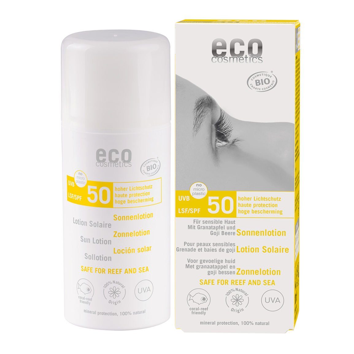 Eco Cosmetics Sonnenschutzlotion ECO 100 LSF 50 ml Sonnenlotion
