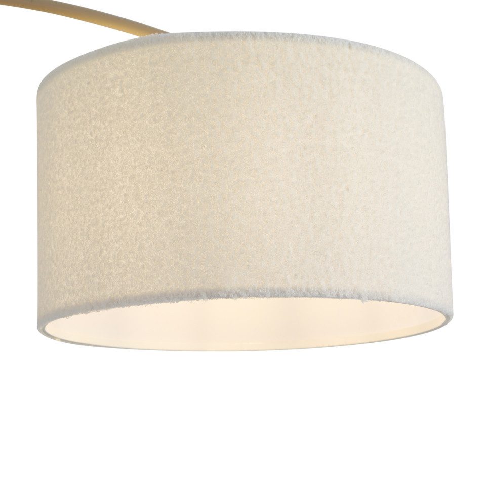 Qazqa Stehlampe Vinossa, ohne Leuchtmittel, E27, Beige, Modern, Stahl, 1-fl günstig online kaufen
