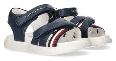 Tommy Hilfiger STRIPES VELCRO SANDAL Sandale, Sommerschuh, Klettschuh, Sandalette, mit Klettverschlüssen